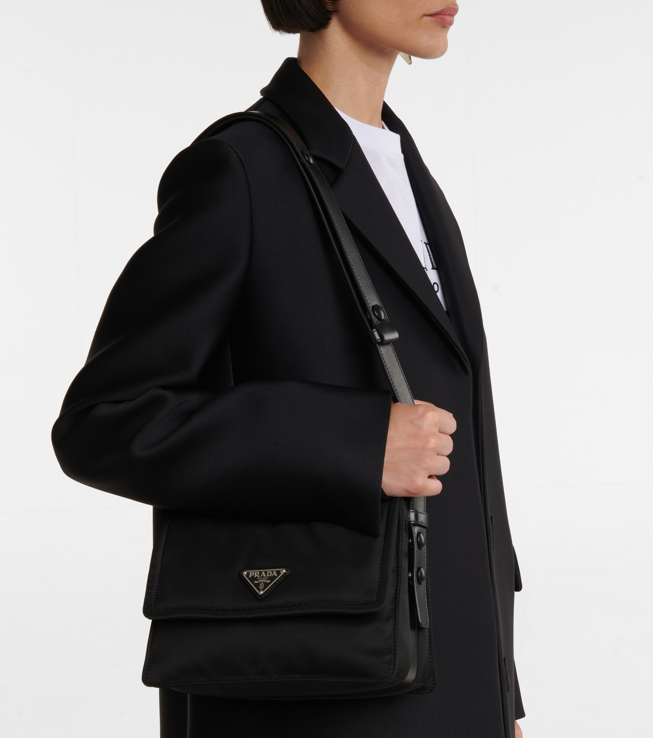 Prada Prada Traveller Small padded shoulder bag