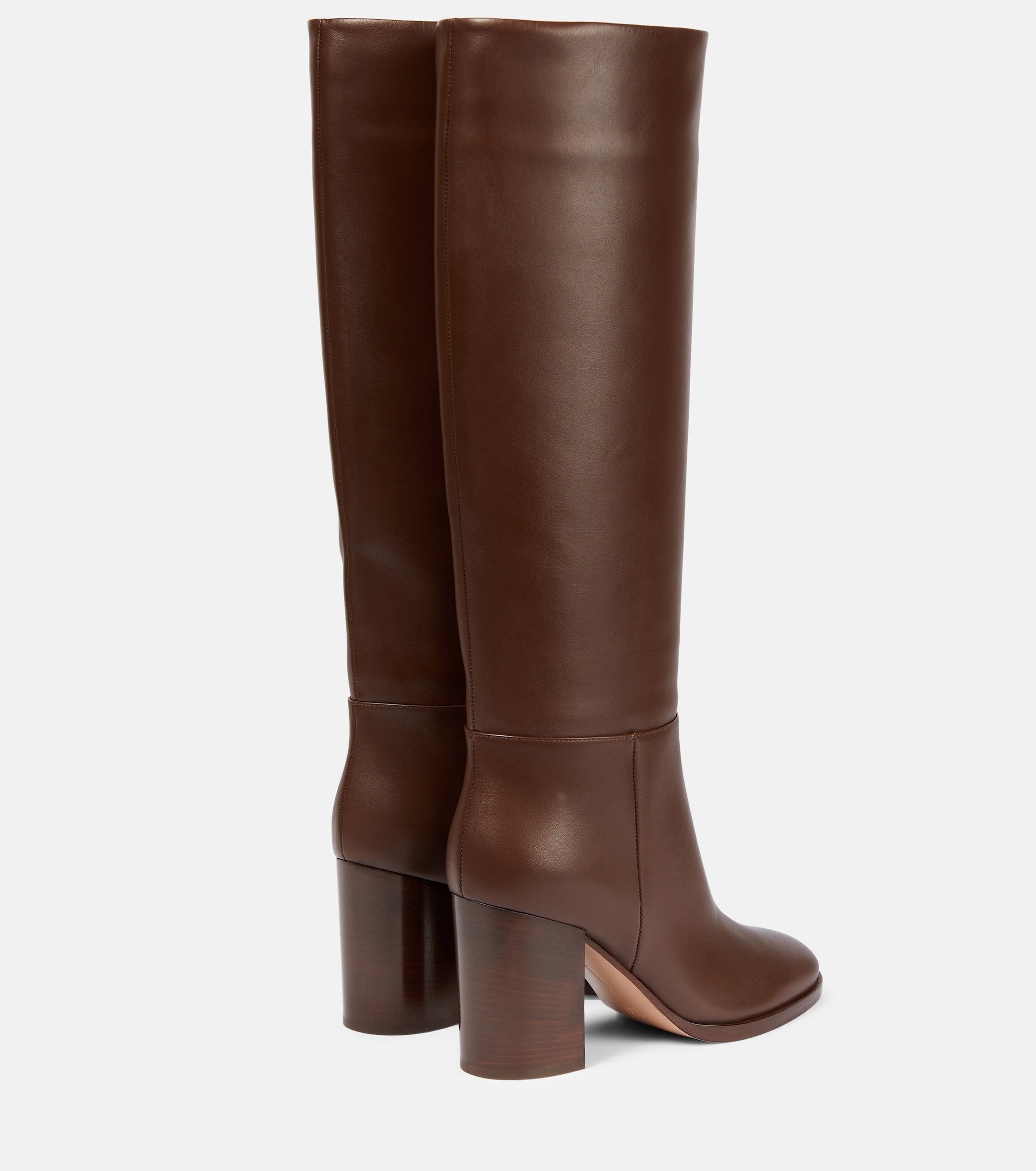 GIANVITO ROSSI Santiago knee-high leather boots