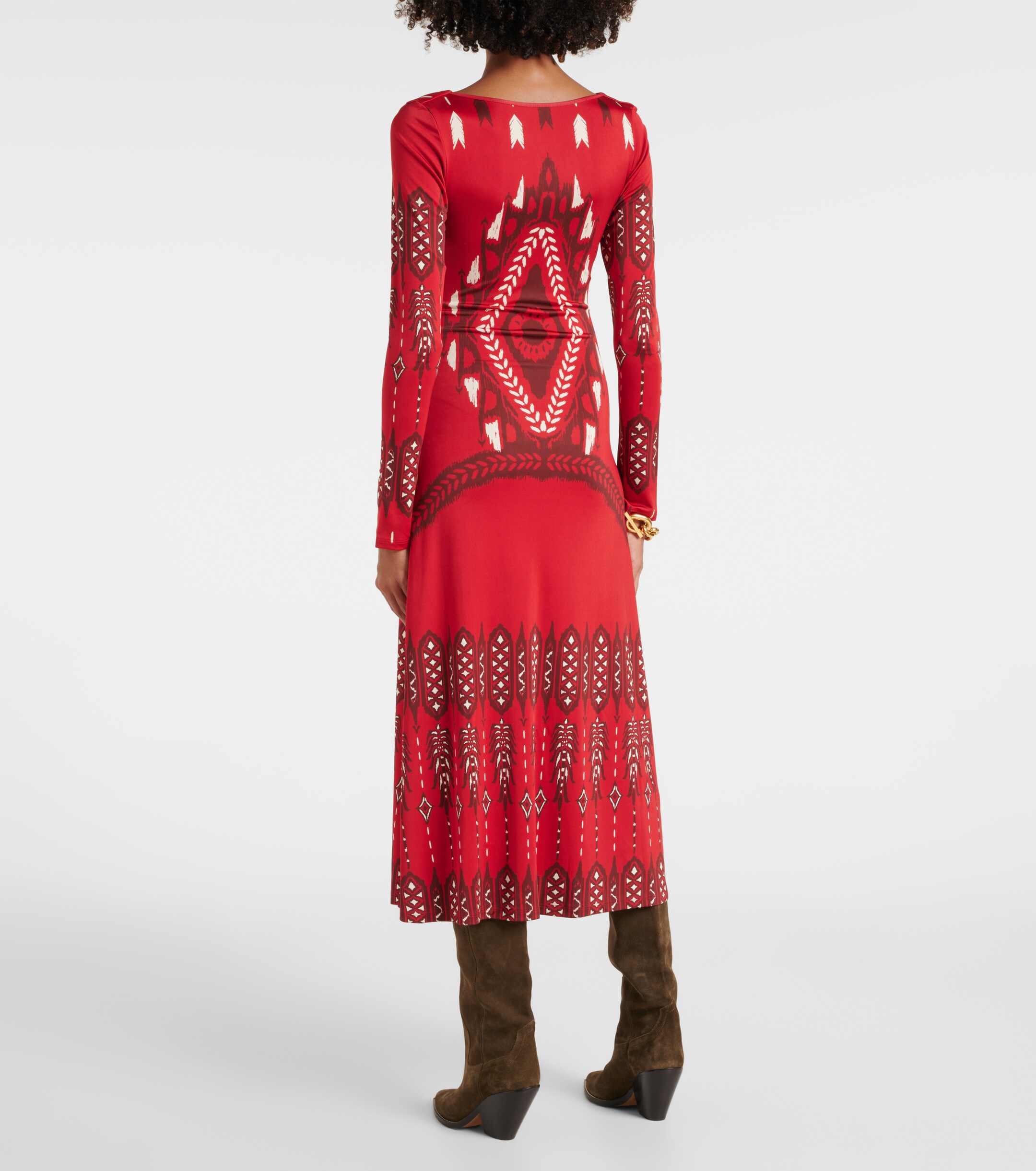 Johanna Ortiz Printed jersey midi dress