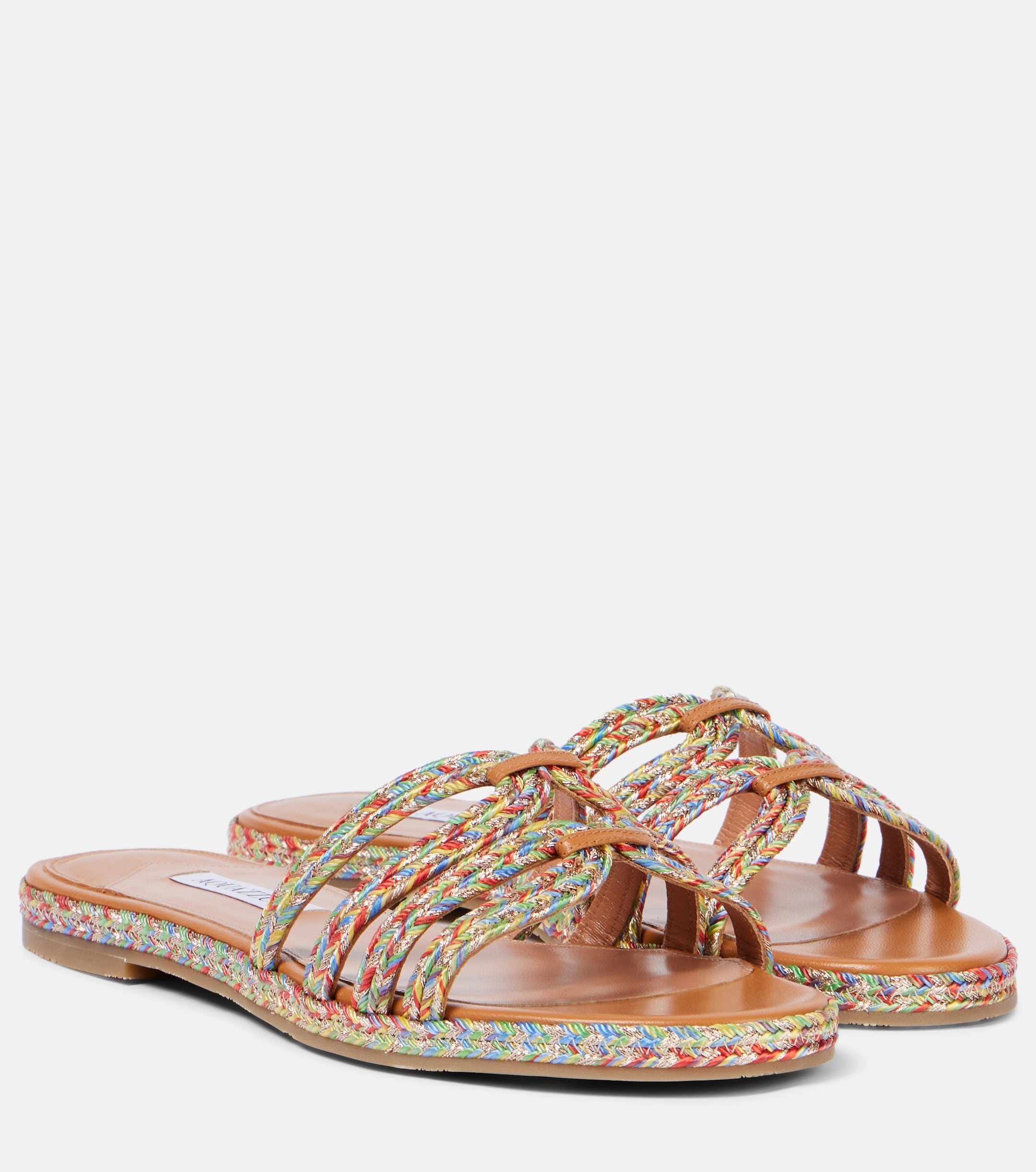 AQUAZZURA Playita espadrille slides