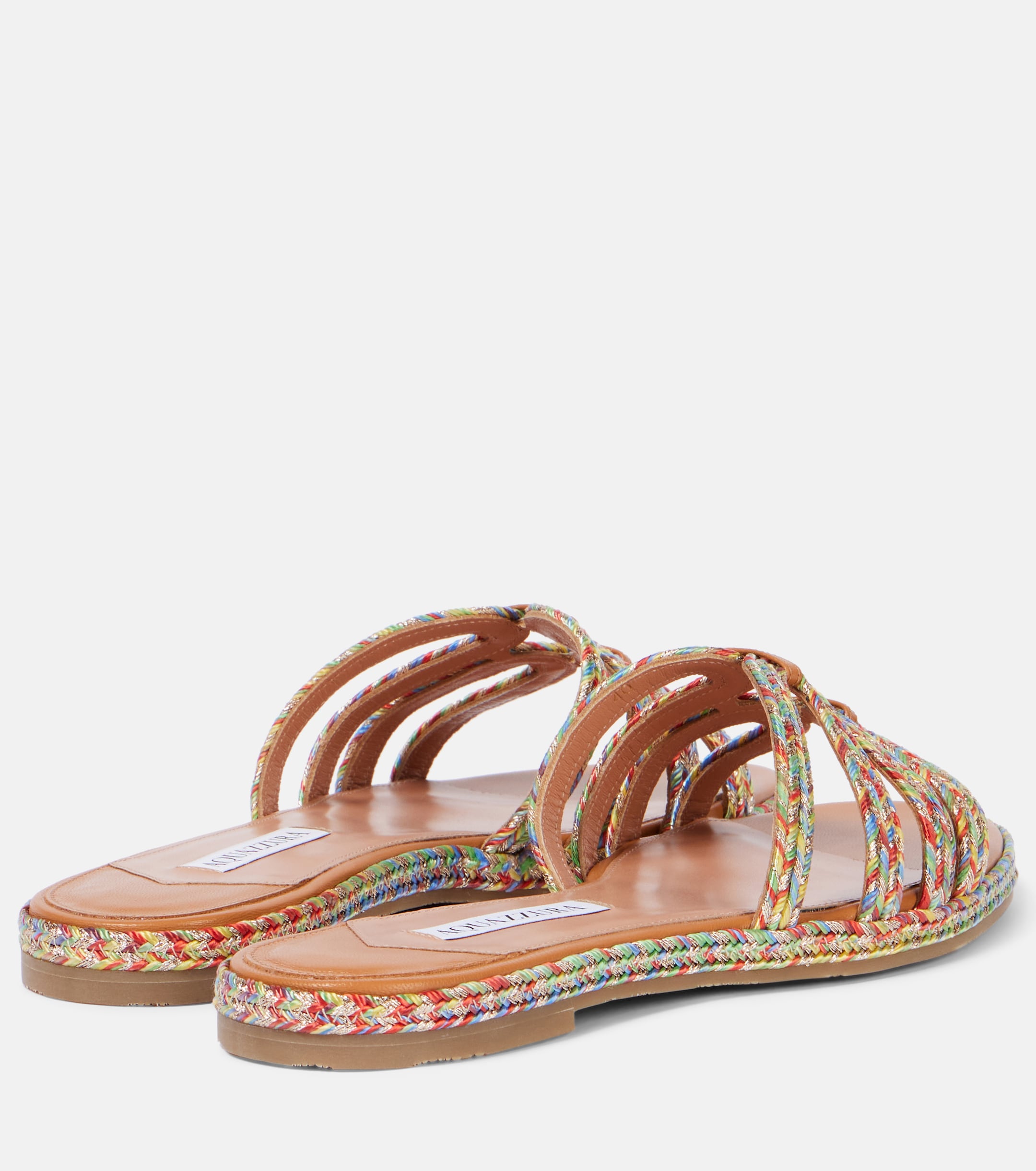 AQUAZZURA Playita espadrille slides