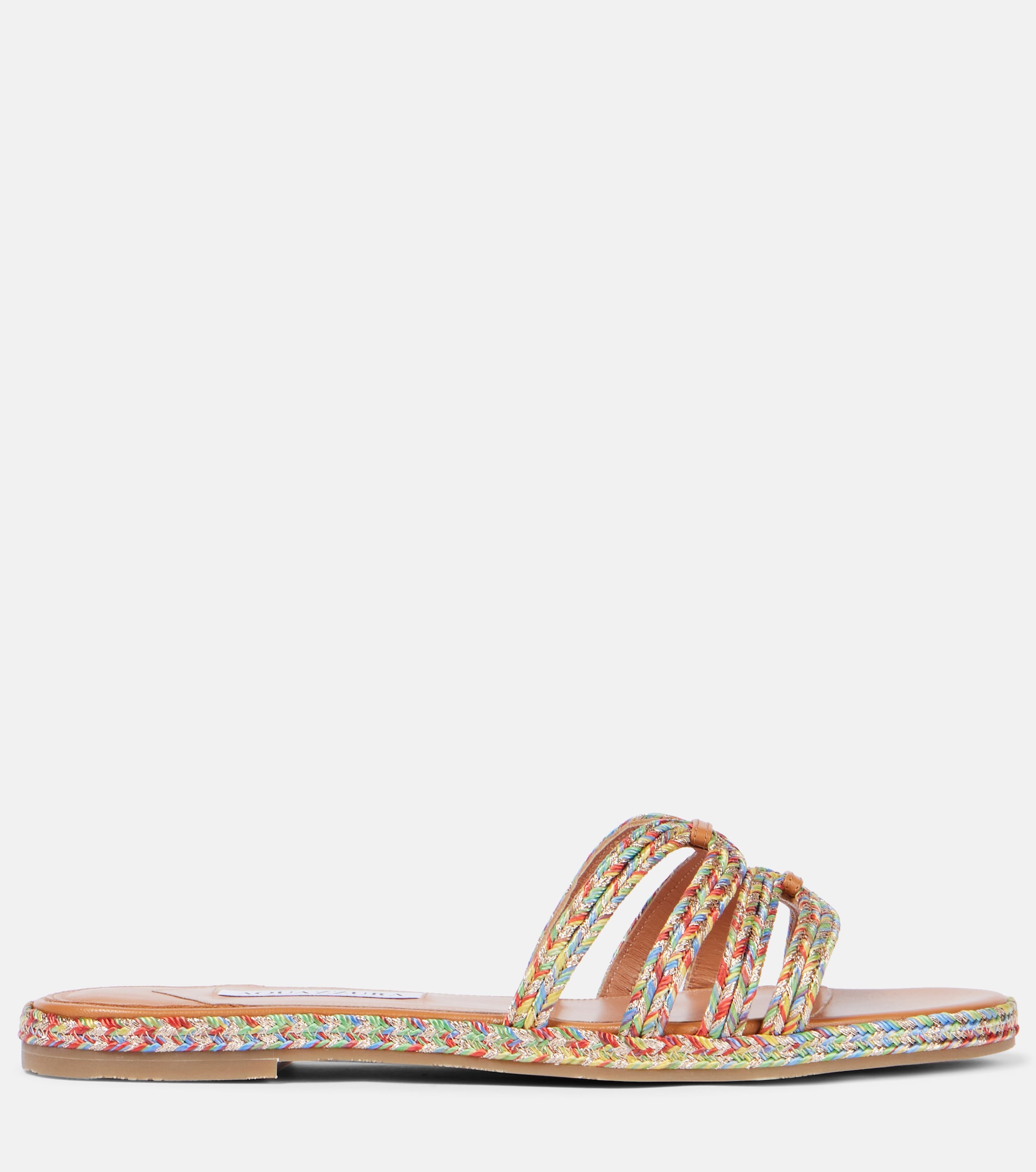 AQUAZZURA Playita espadrille slides
