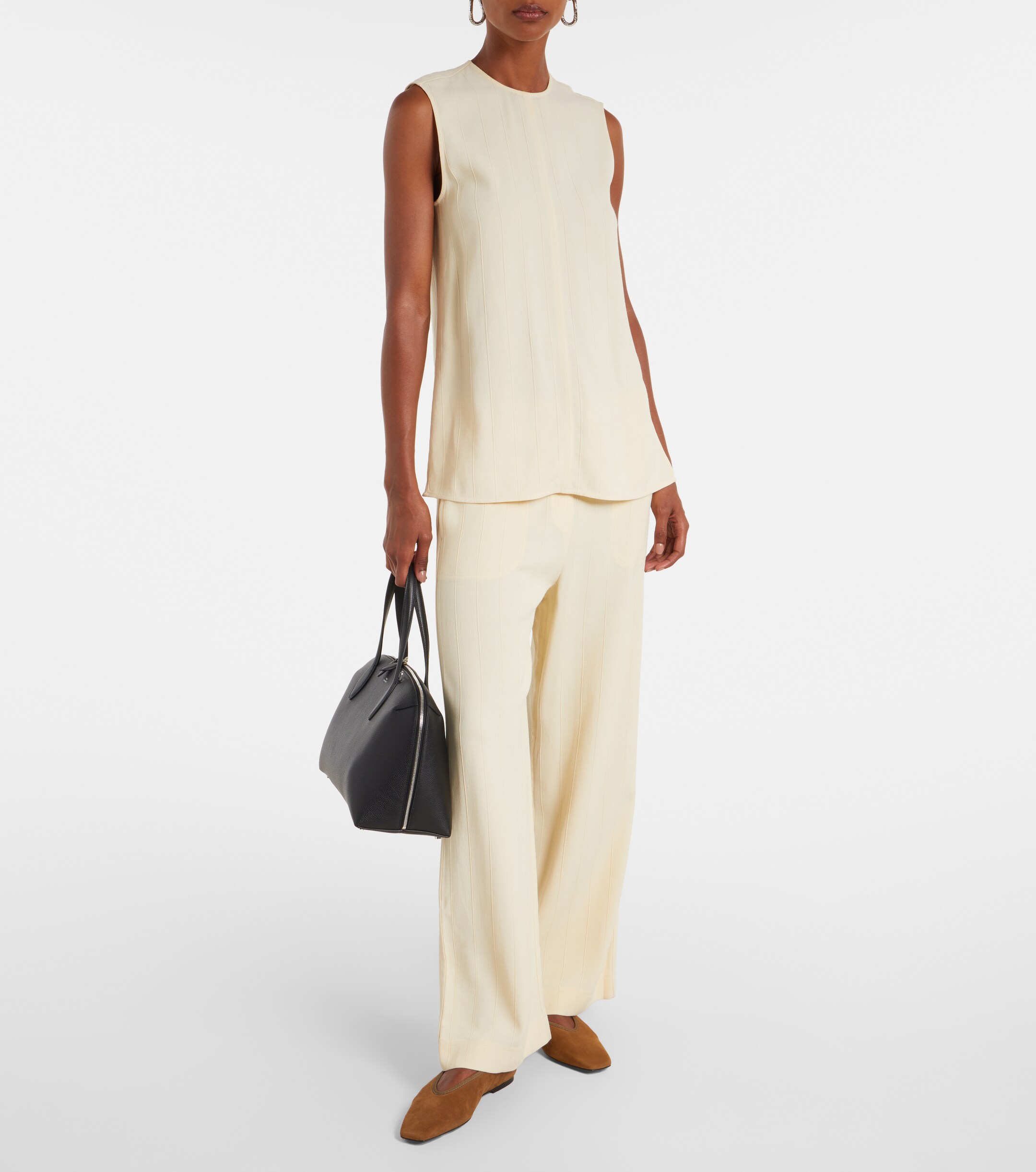 TOTEME Day Medium leather tote bag