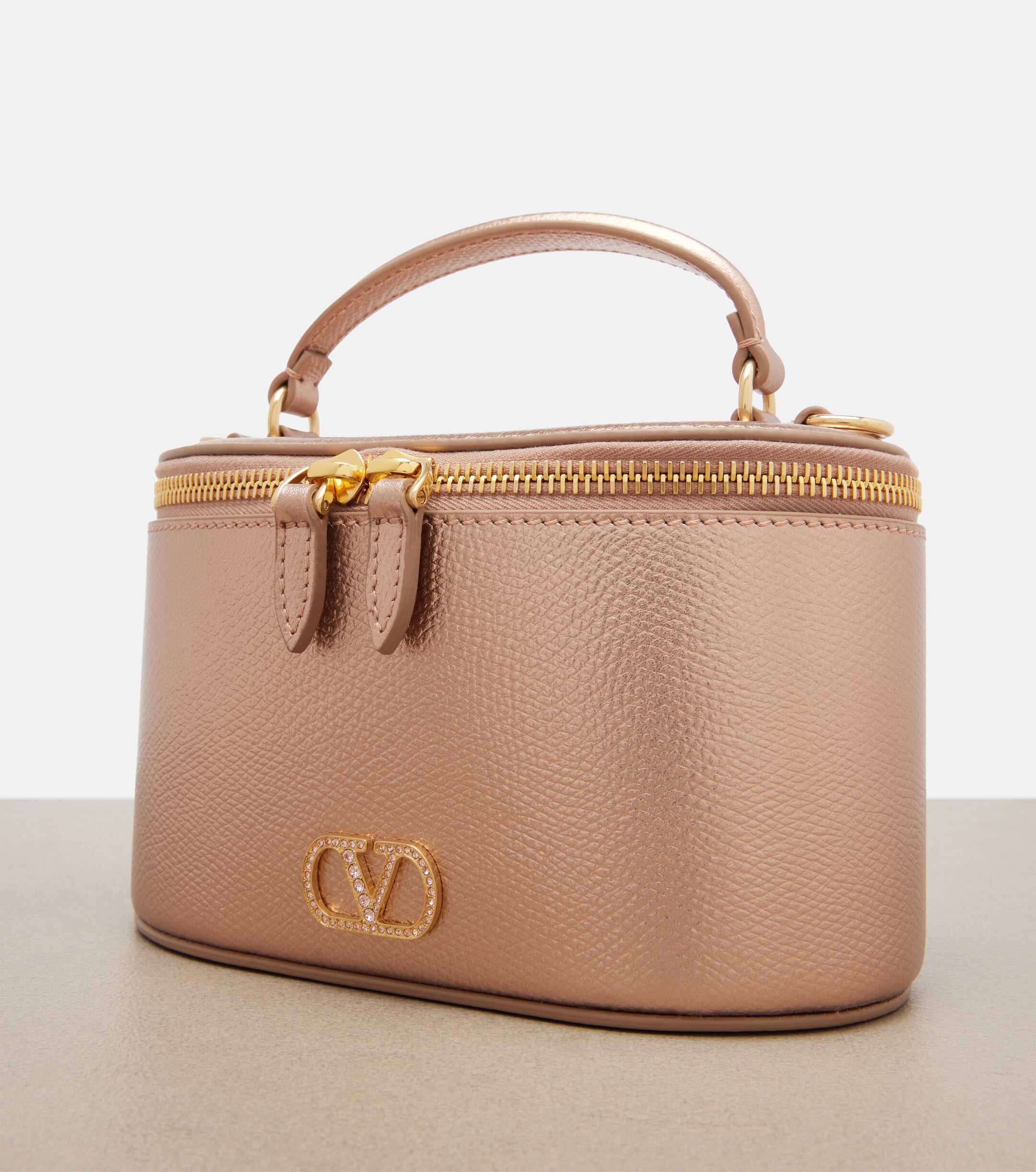 Valentino Garavani Vlogo Small leather top handle bag thumbnail