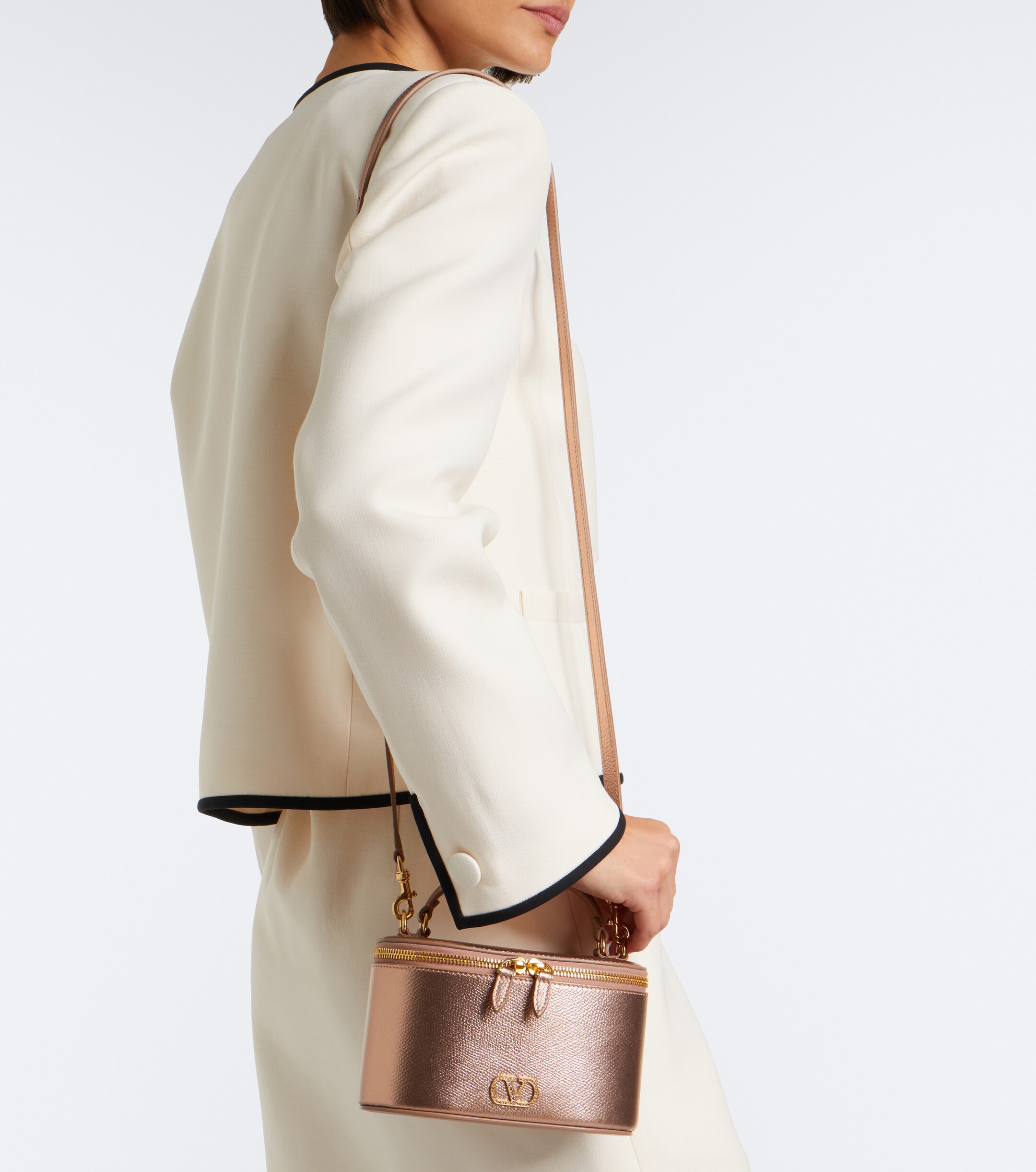 Valentino Garavani Vlogo Small leather top handle bag thumbnail
