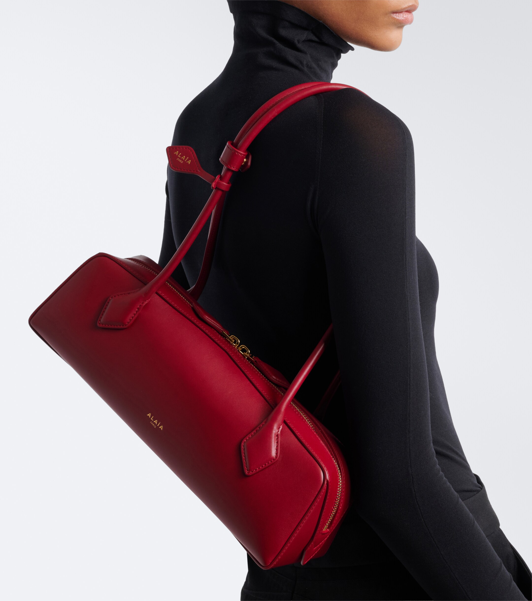 Alaïa Le Teckel Medium leather shoulder bag