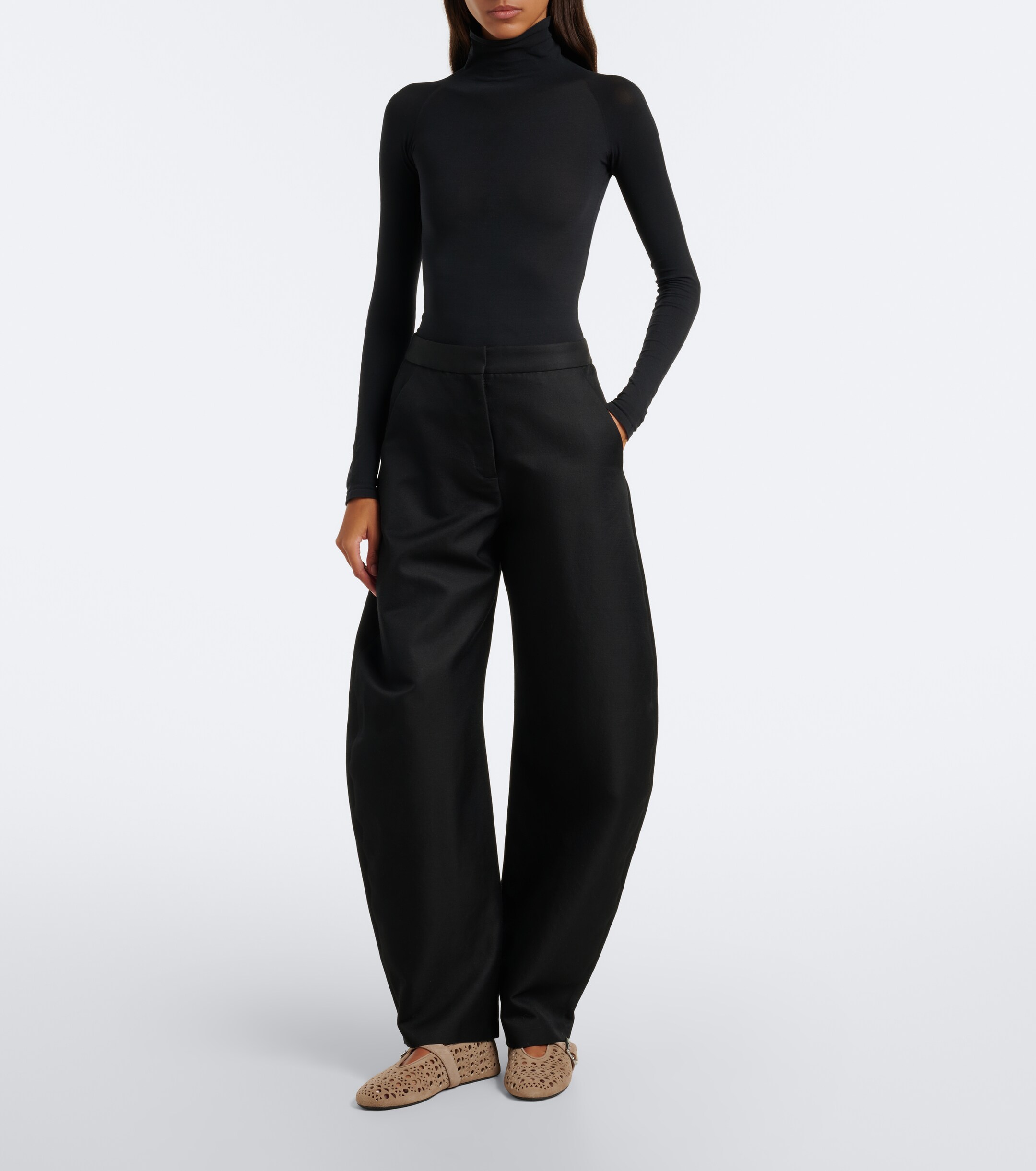 Alaïa Alaïa Vienne suede Mary Jane flats