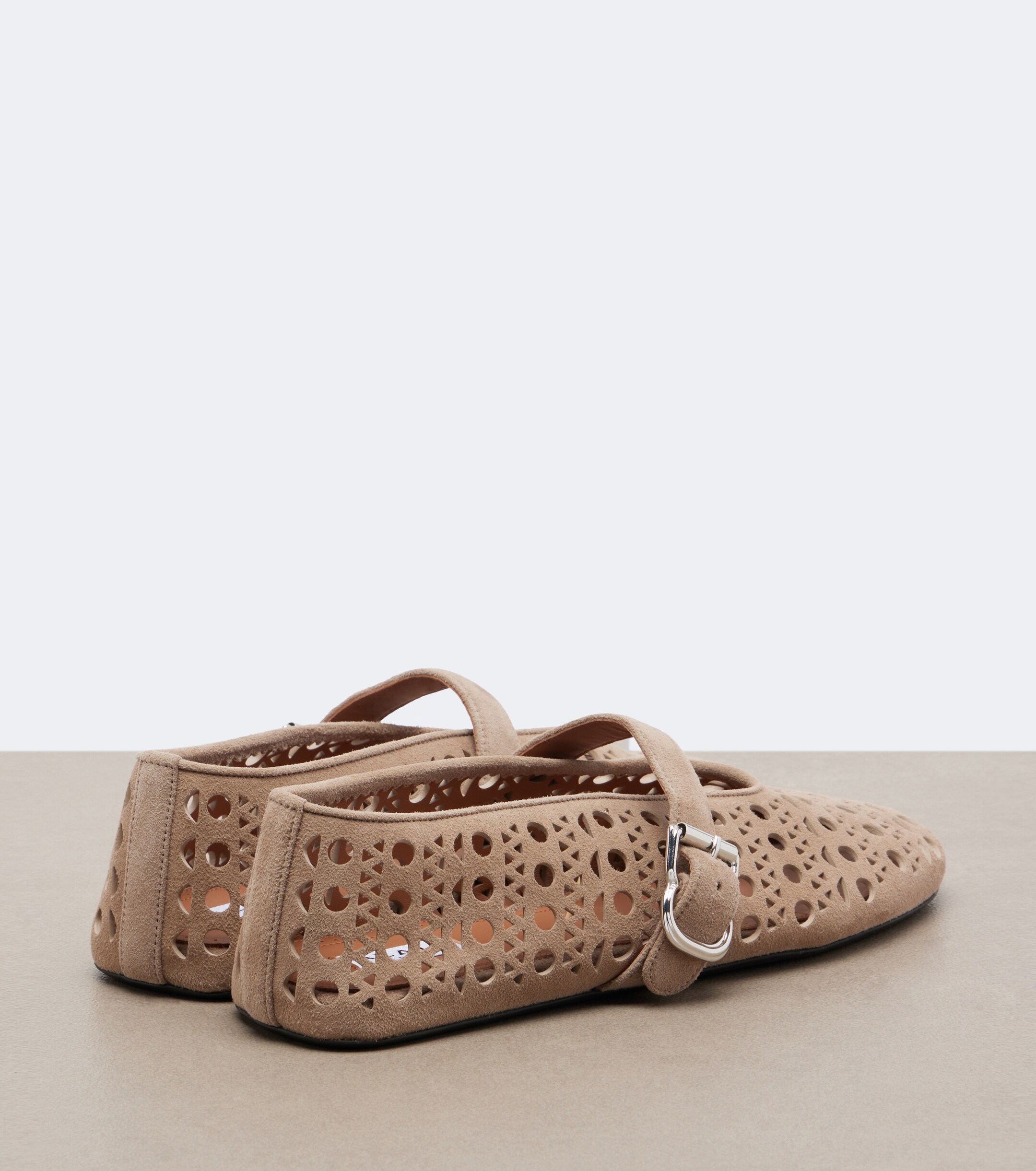 Alaïa Alaïa Vienne suede Mary Jane flats
