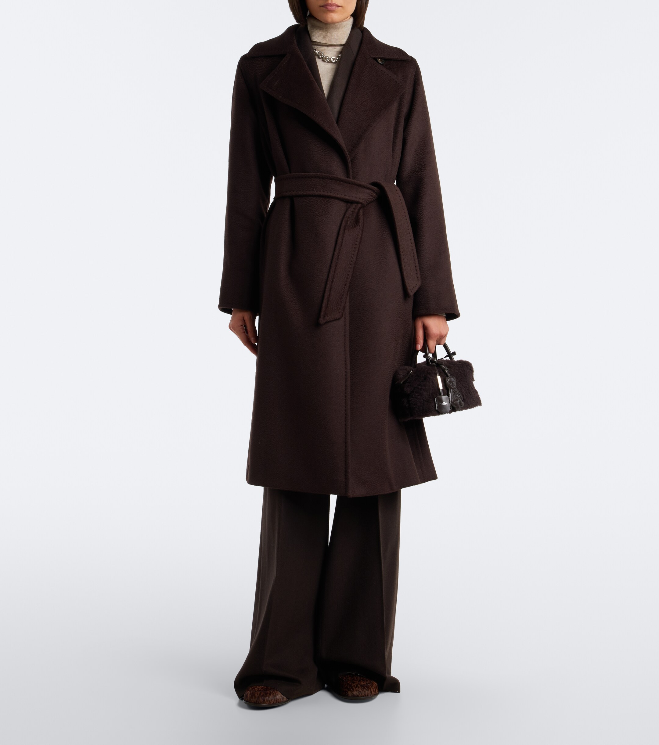 Max Mara Max Mara Manuela camel hair wrap coat