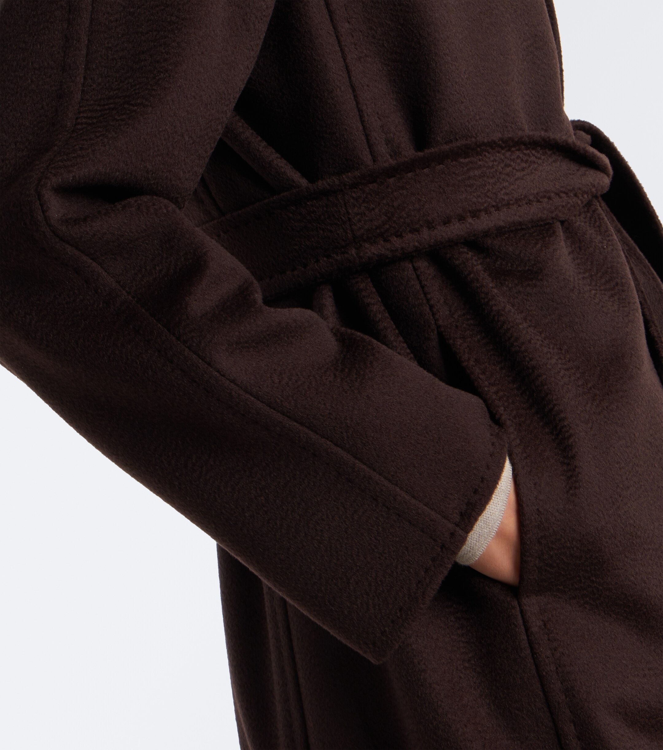 Max Mara Max Mara Manuela camel hair wrap coat
