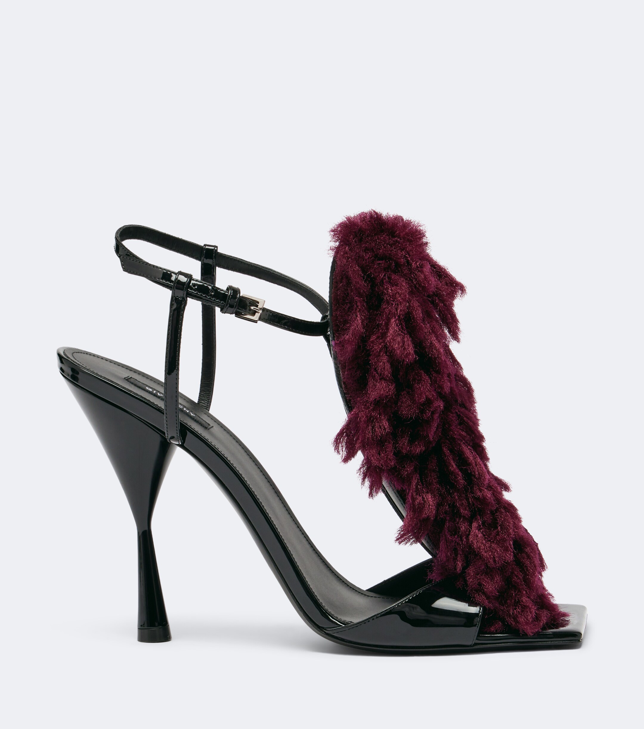 Givenchy Givenchy Pompom patent leather sandals