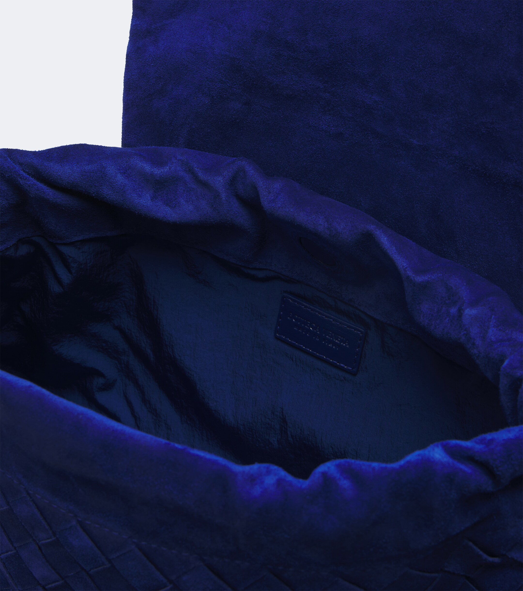 Bottega Veneta Bottega Veneta Giorno Intrecciato suede shoulder bag