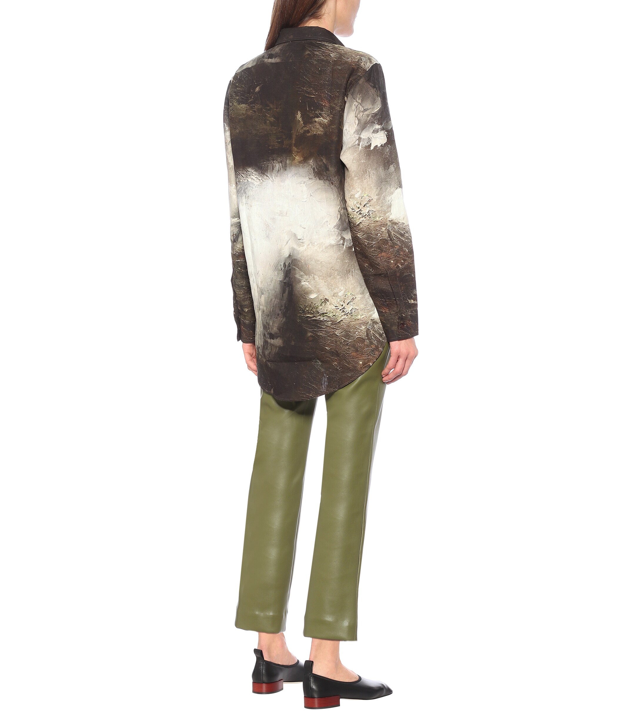 Acne Studios Printed linen shirt thumbnail