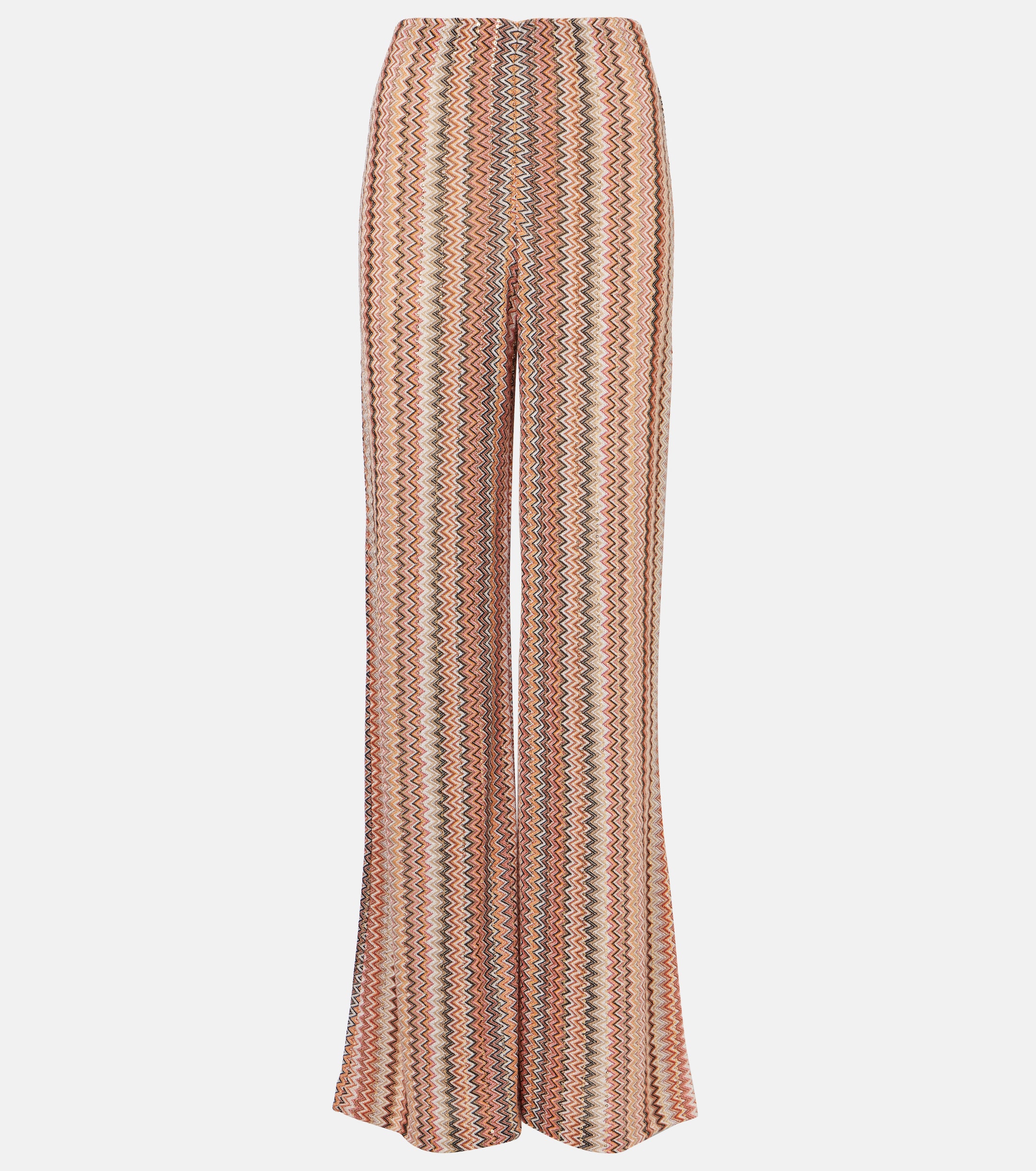 Missoni Zigzag cotton-blend wide-leg pants thumbnail