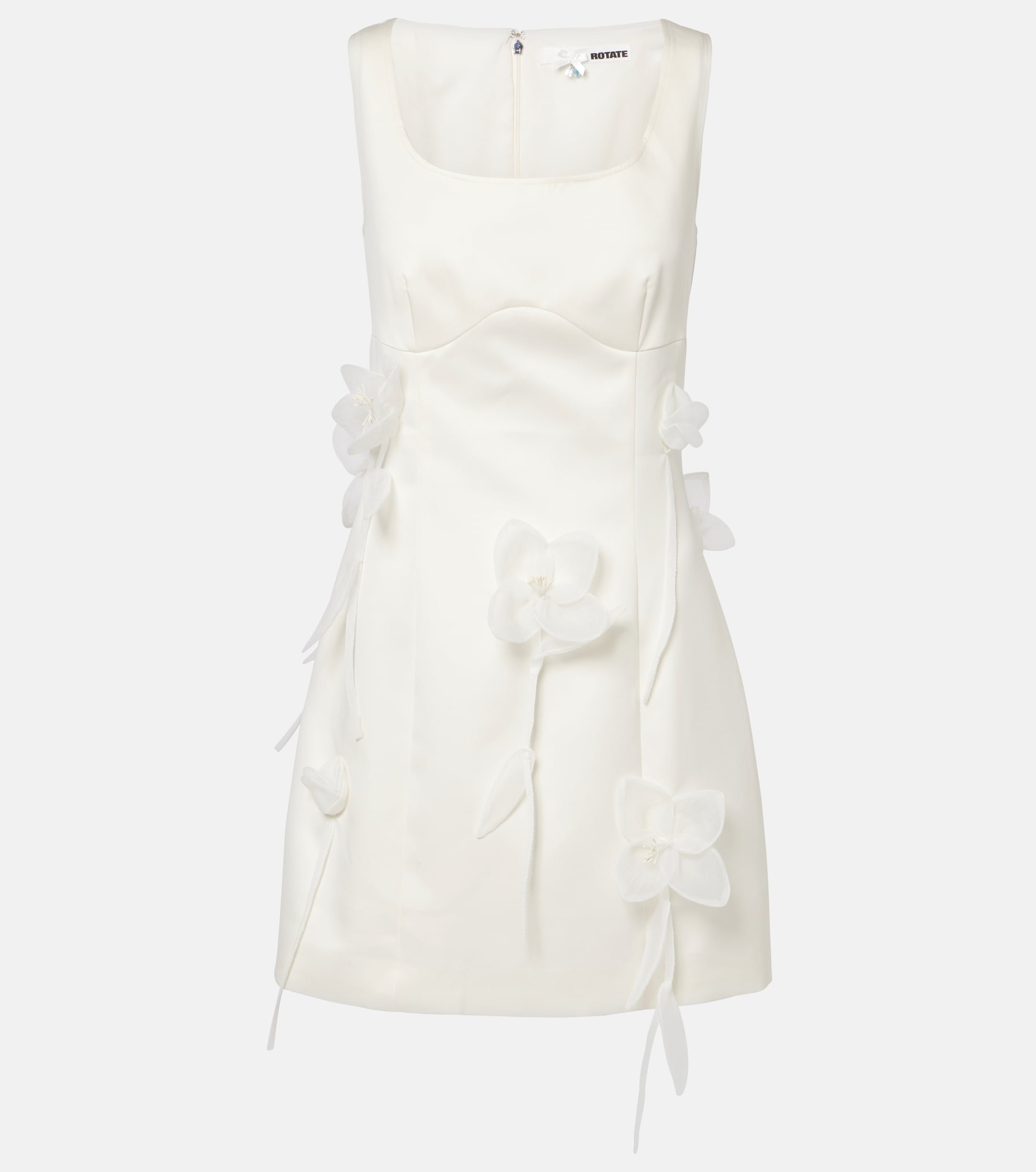 rotate bridal floral appliqu midi dress ROTATE BIRGER CHRISTENSEN, Bridal Floral Appliqu midi dress Wedding Dress  Save 57%
