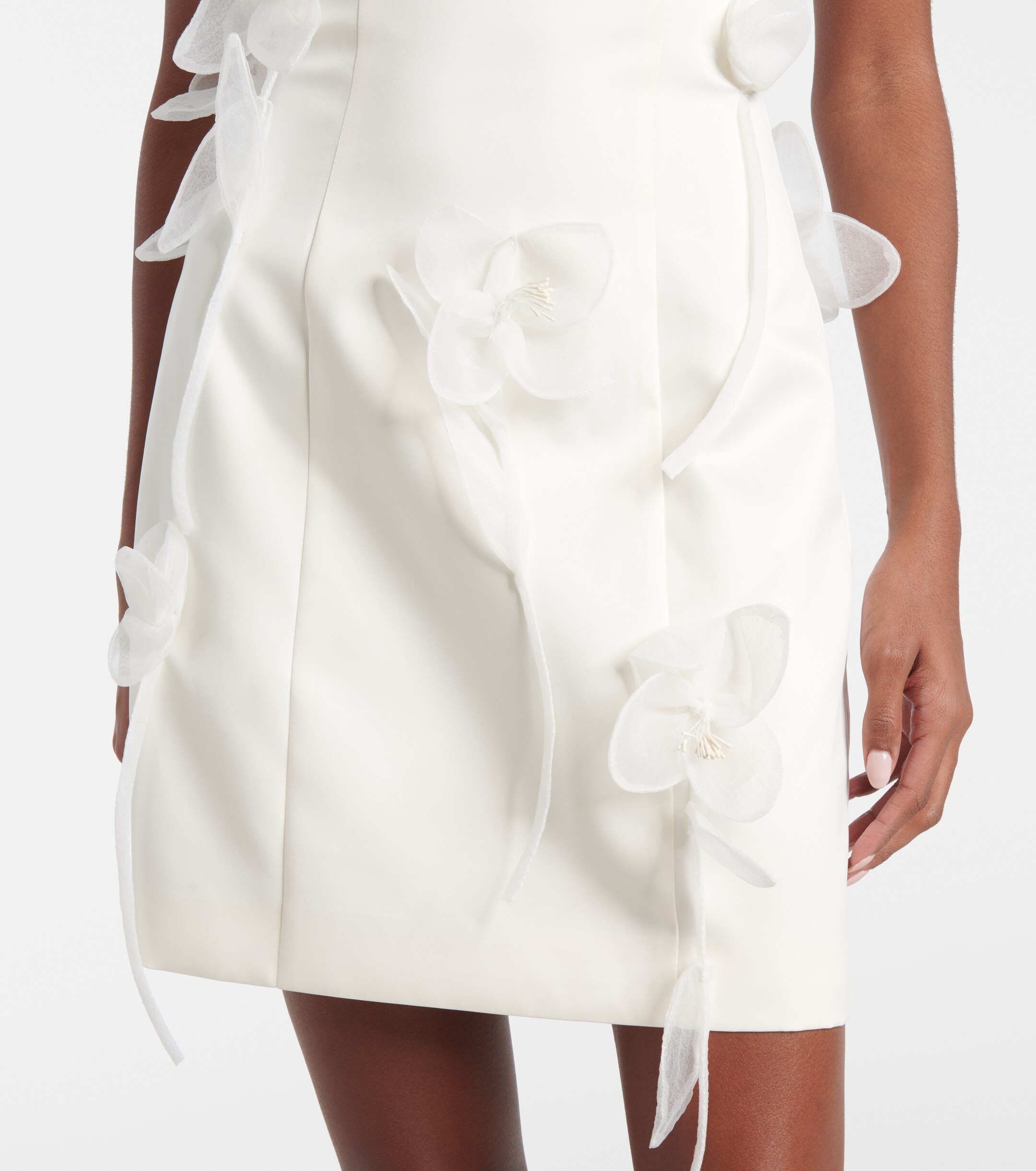 rotate bridal floral appliqu midi dress Midi Dresses
