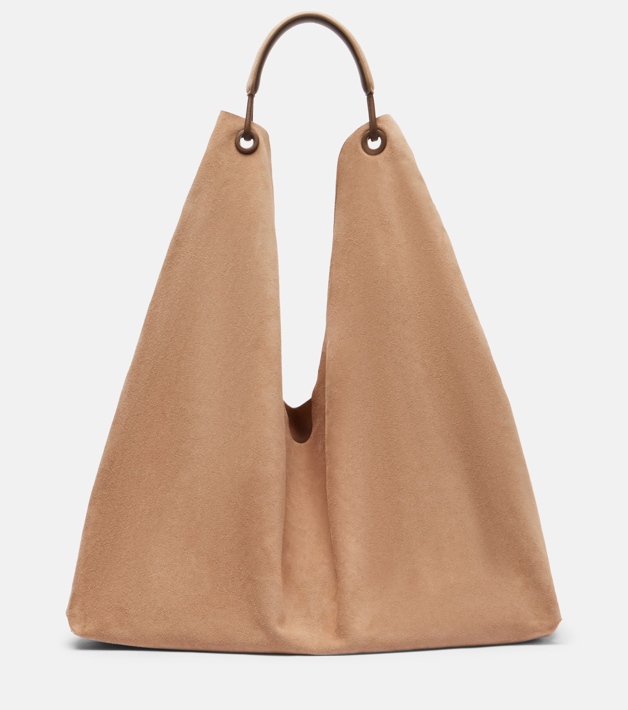 The Row Bindle Three suede shoulder bag