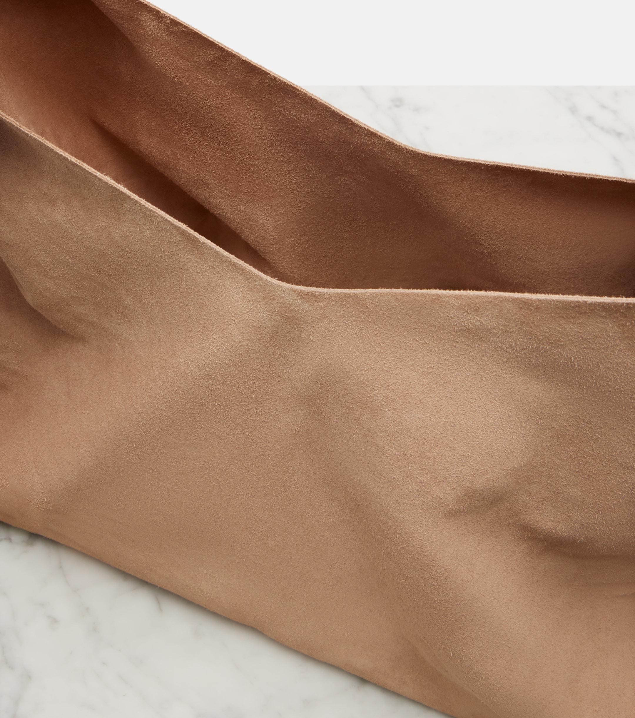The Row Bindle Three suede shoulder bag