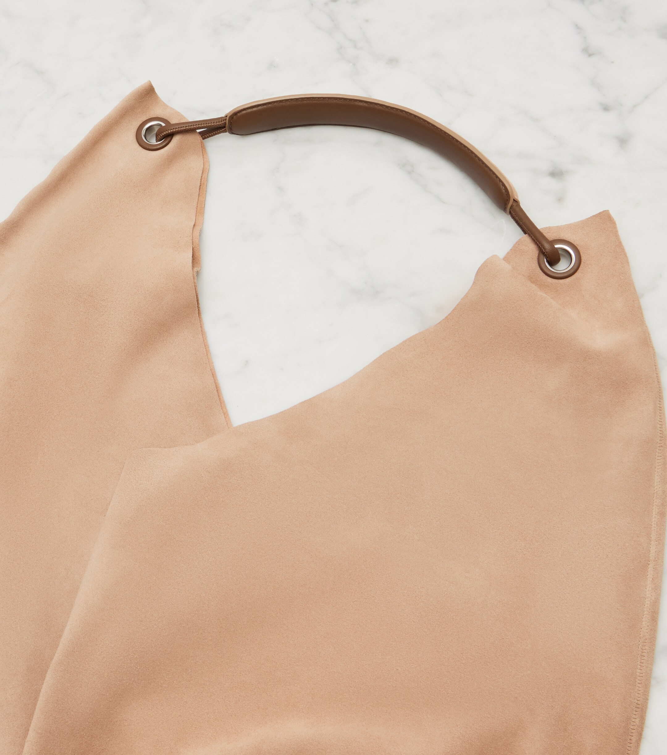 The Row Bindle Three suede shoulder bag