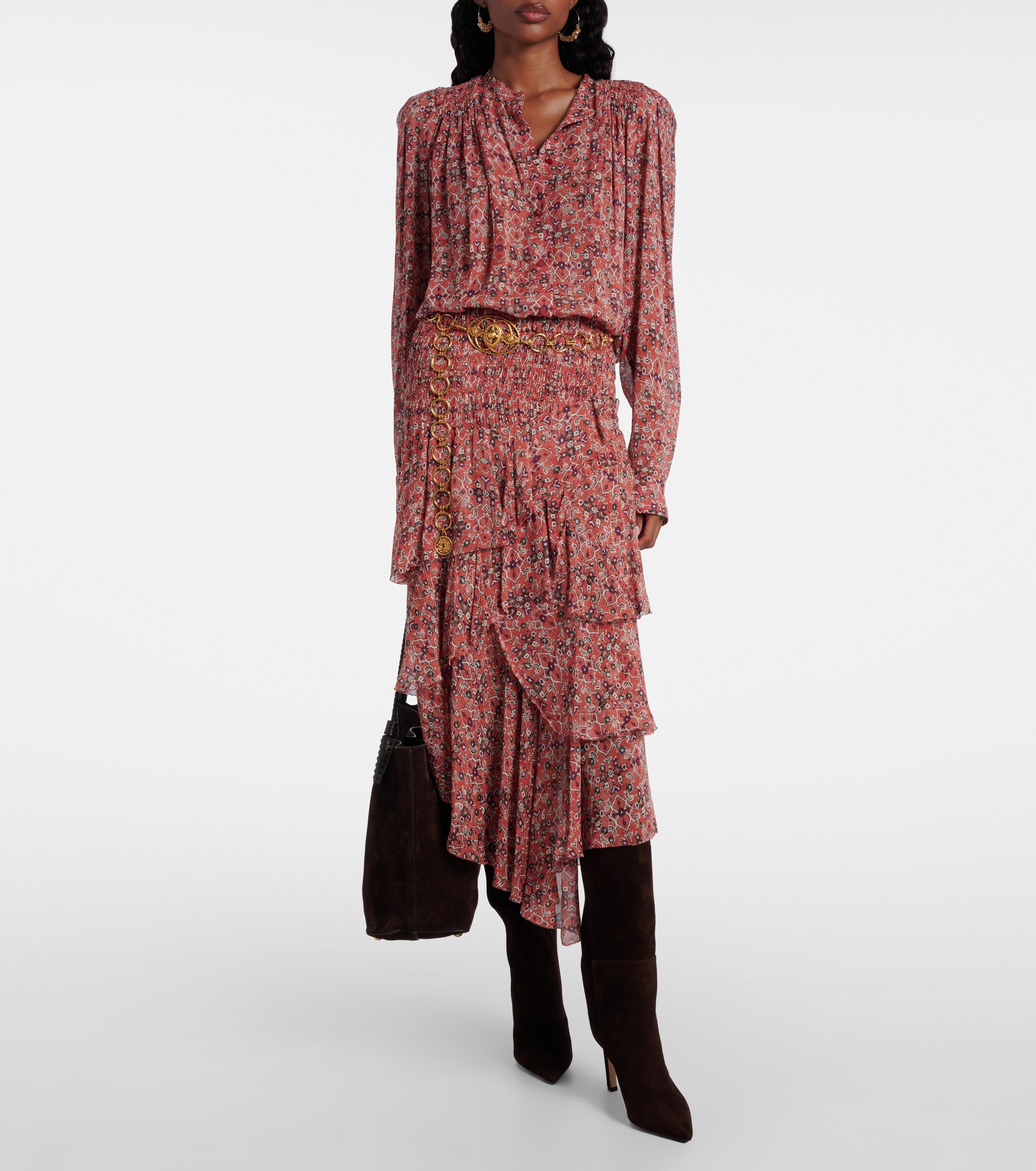 おいもー JIMMY CHOO - Alizze 85 suede knee-high boots | Plush