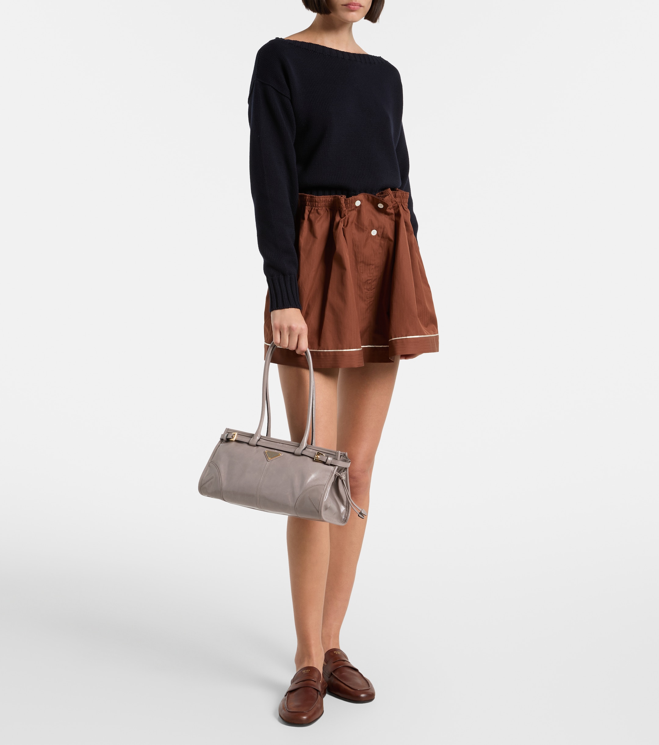 Prada Prada Bonnie Medium leather shoulder bag