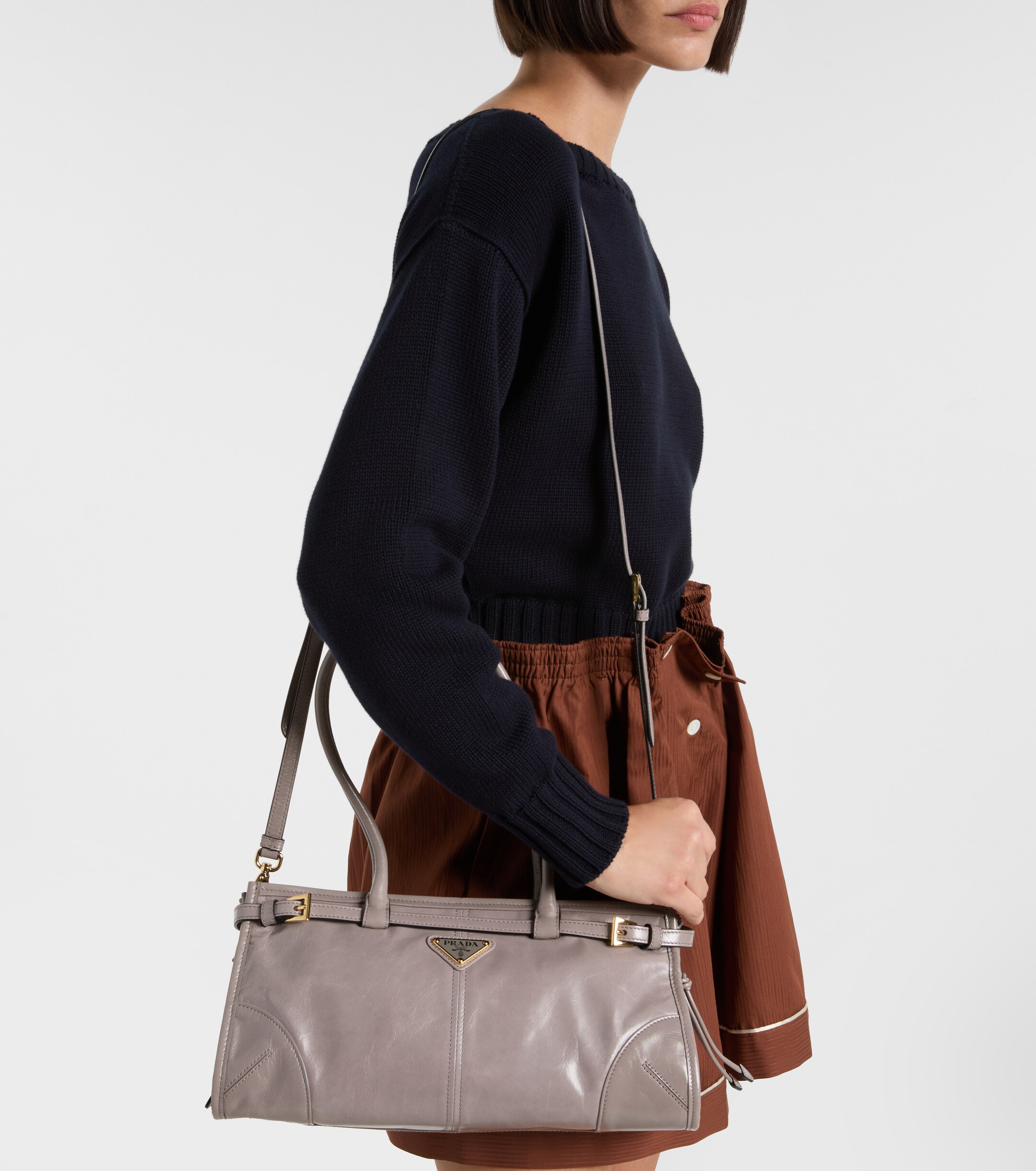 Prada Prada Bonnie Medium leather shoulder bag