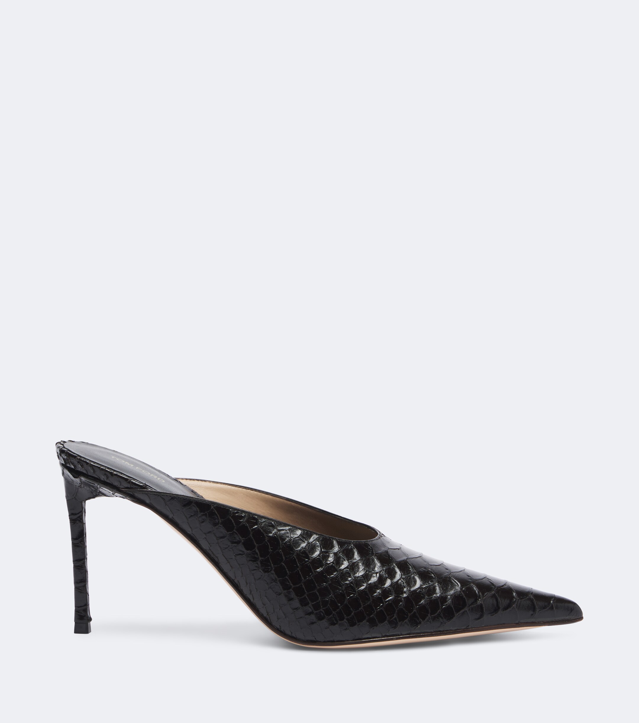 Tom Ford Tom Ford Croc-effect leather mules