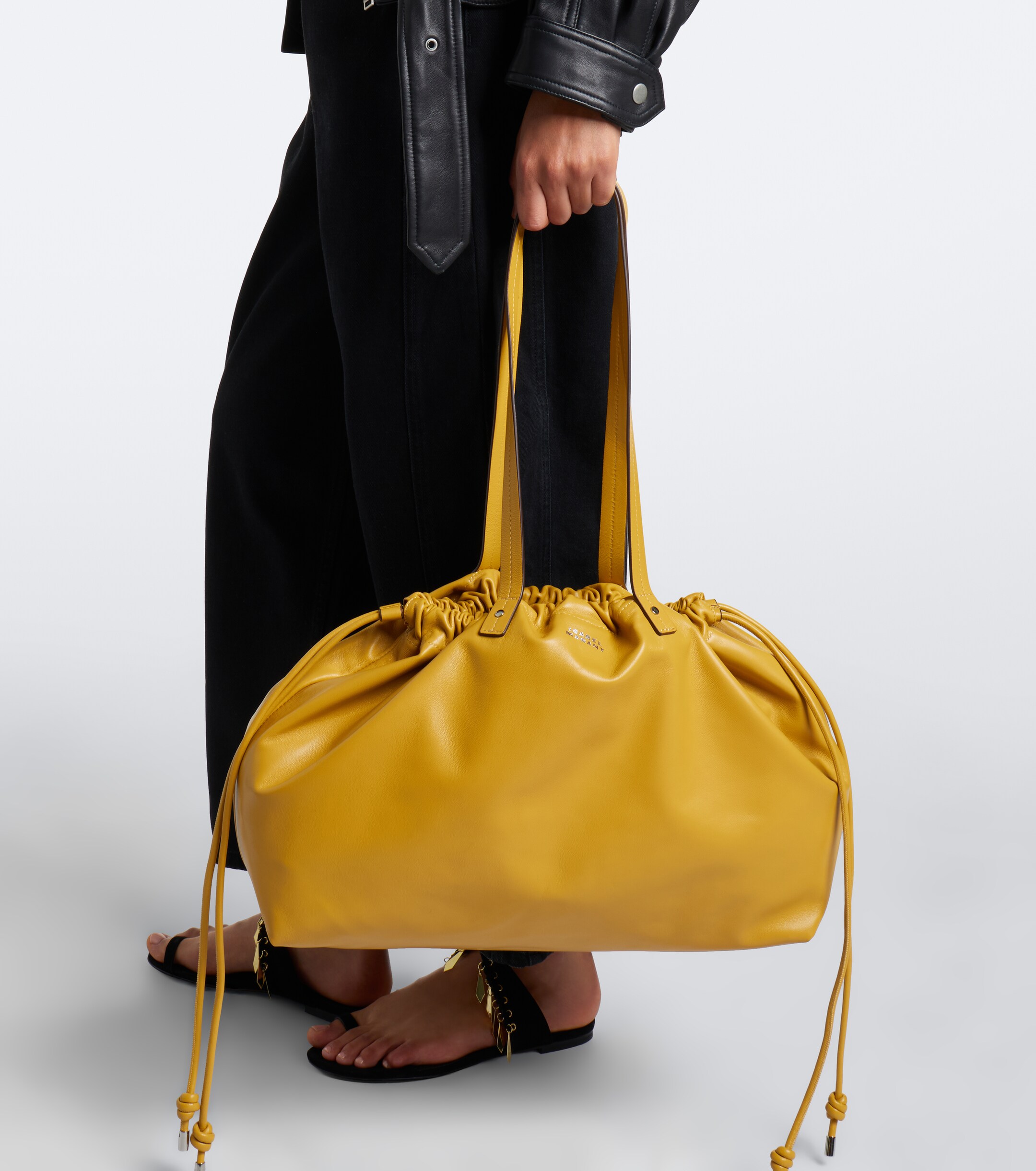 Isabel Marant Silven Large leather shoulder bag