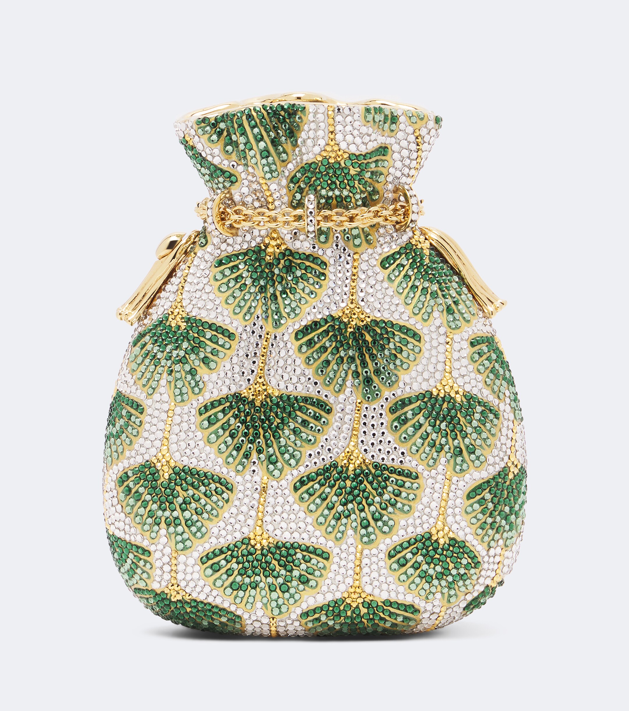 Judith Leiber Couture Judith Leiber Couture Ginkgo crystal-embellished clutch