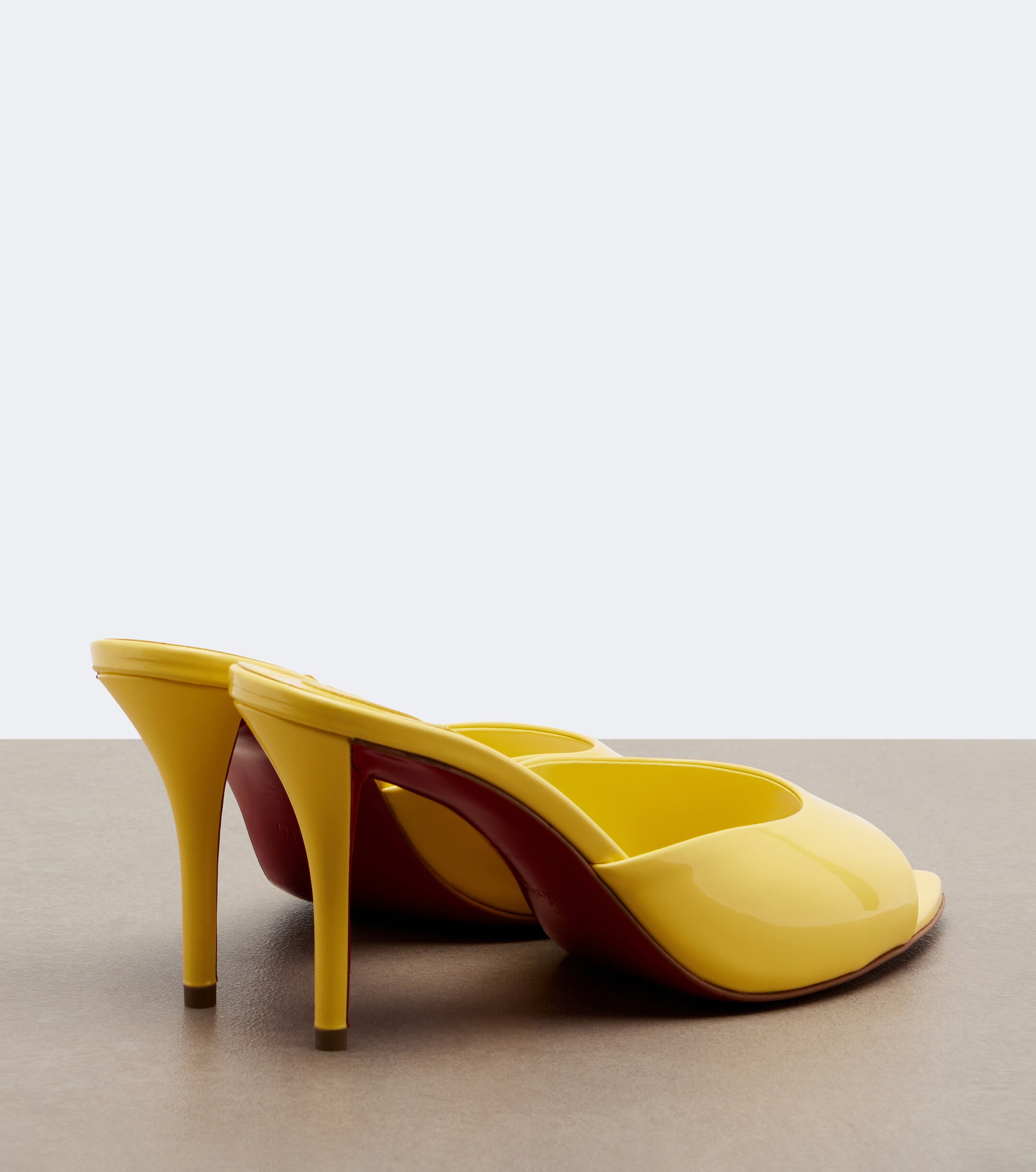 CHRISTIAN LOUBOUTIN Christian Louboutin Miss Z patent leather mules