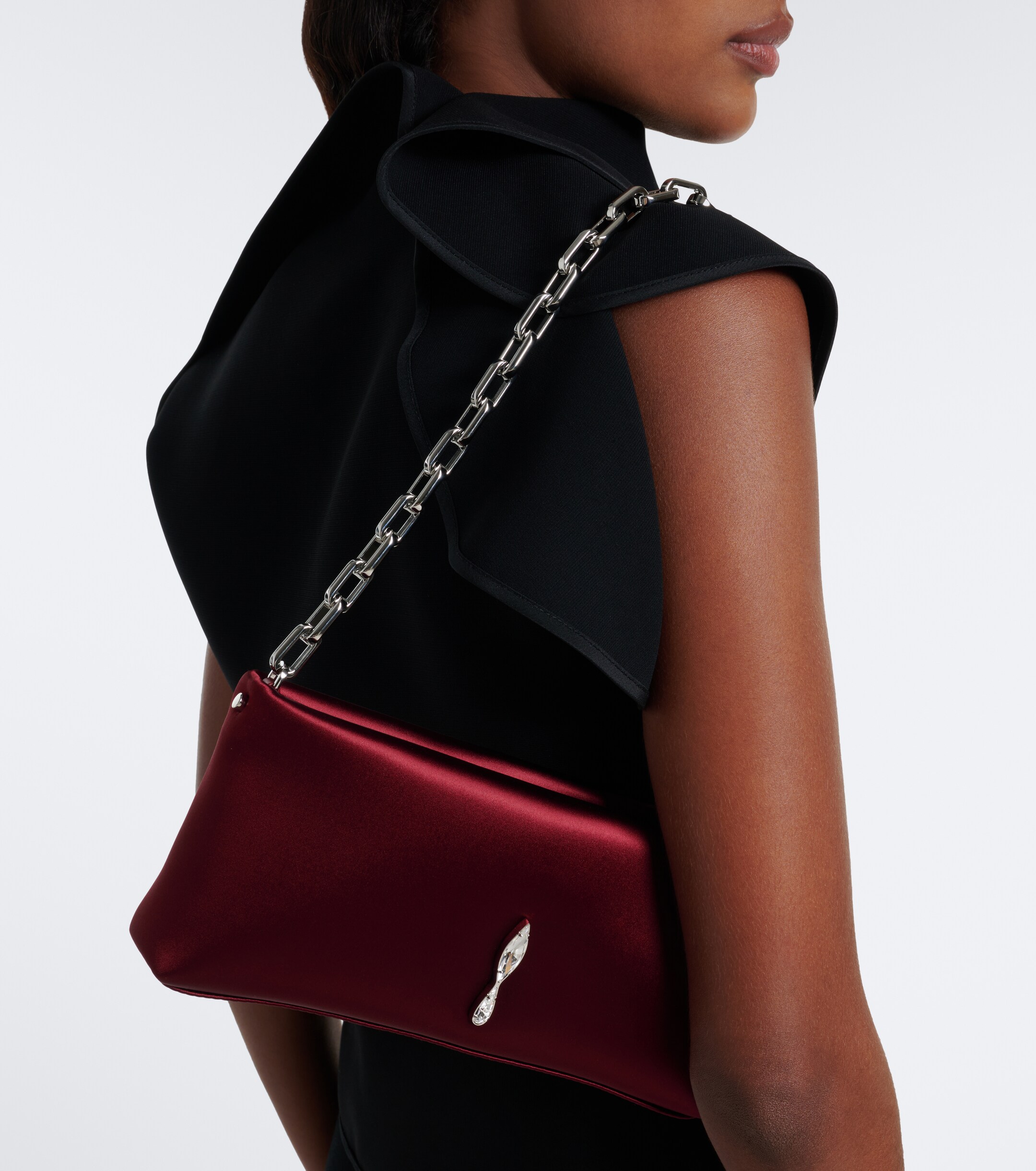 CHRISTIAN LOUBOUTIN Maykimay Small embellished clutch