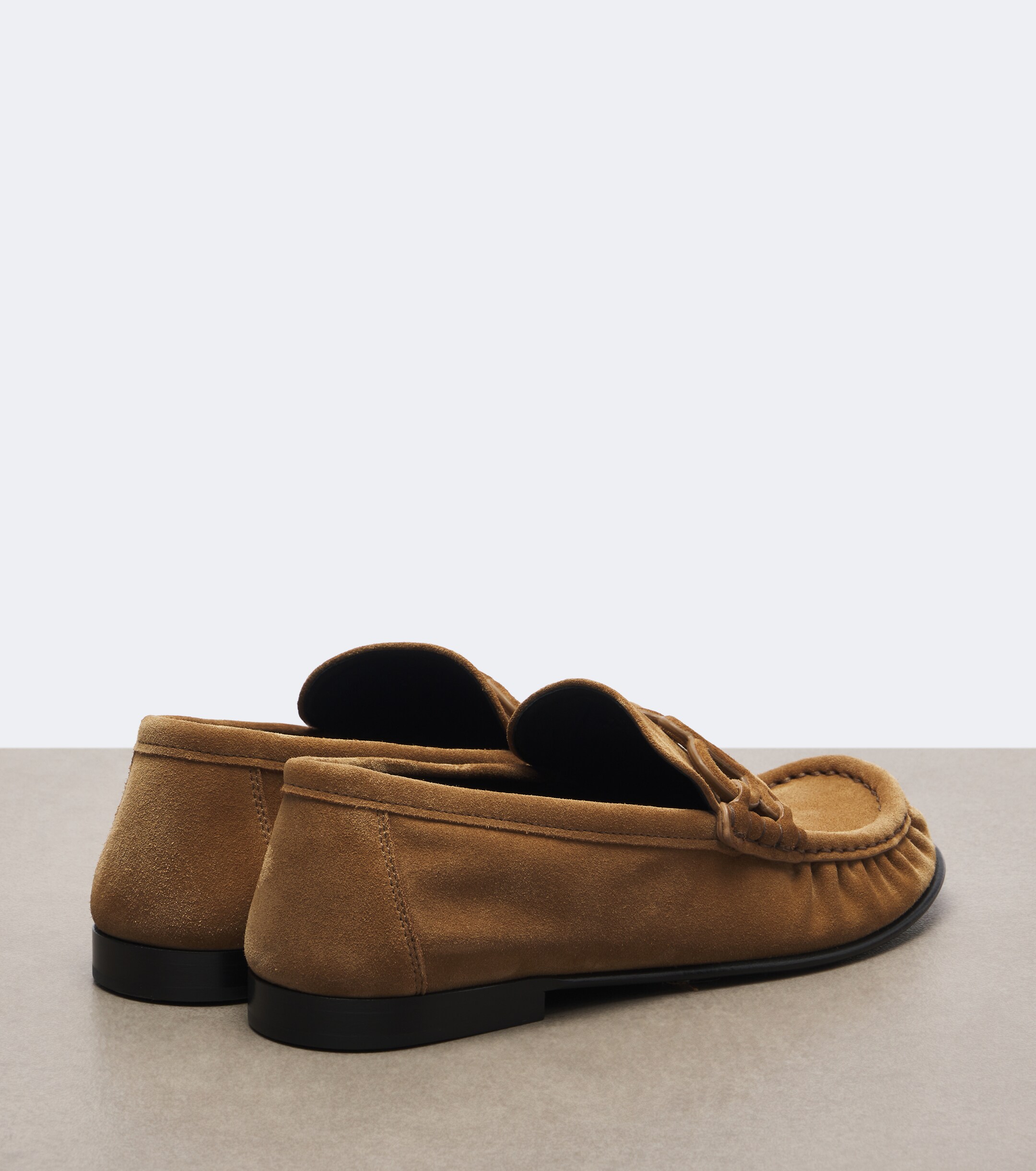 Loewe Loewe Double L suede loafers