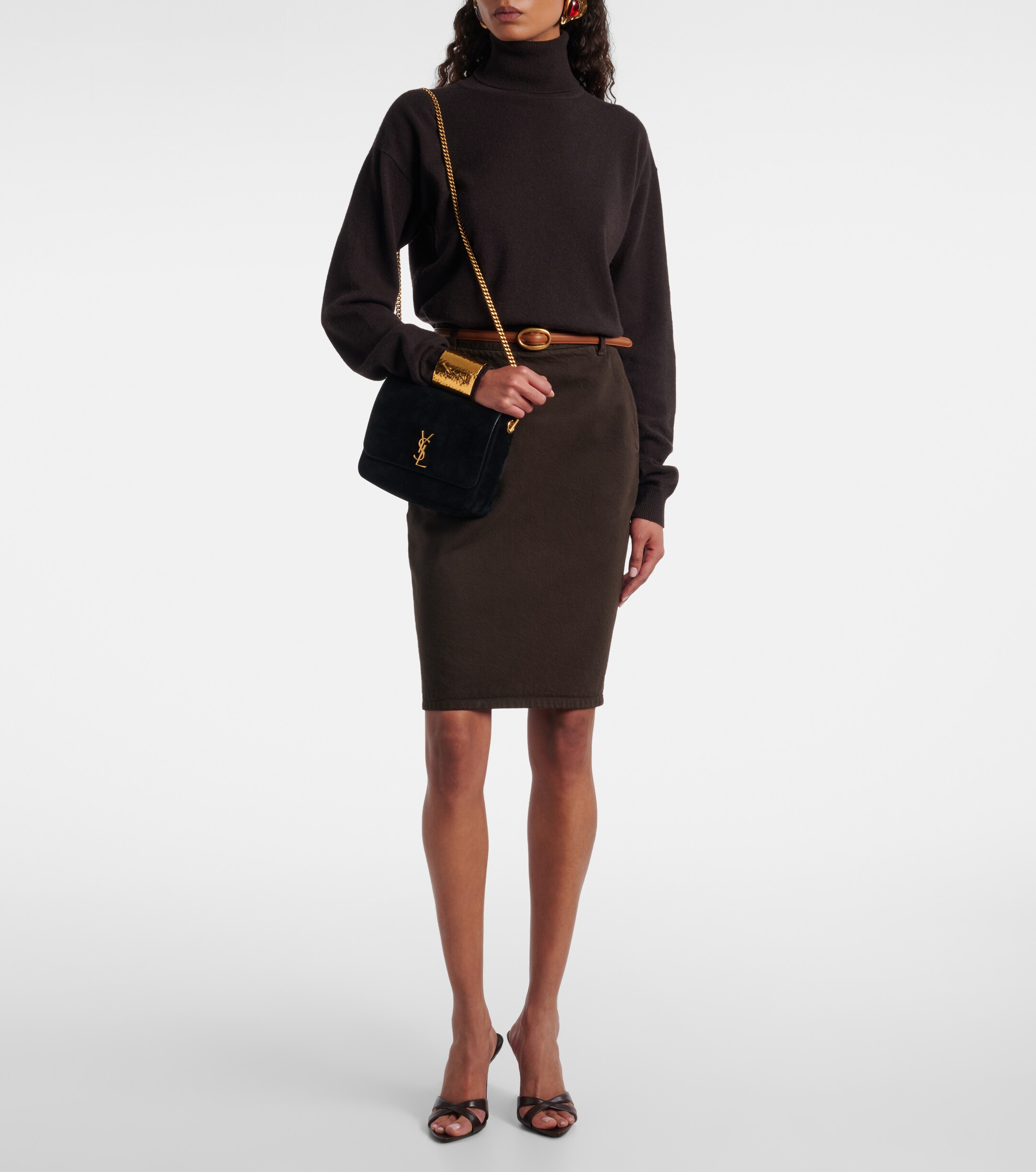 Saint Laurent Kate suede shoulder bag