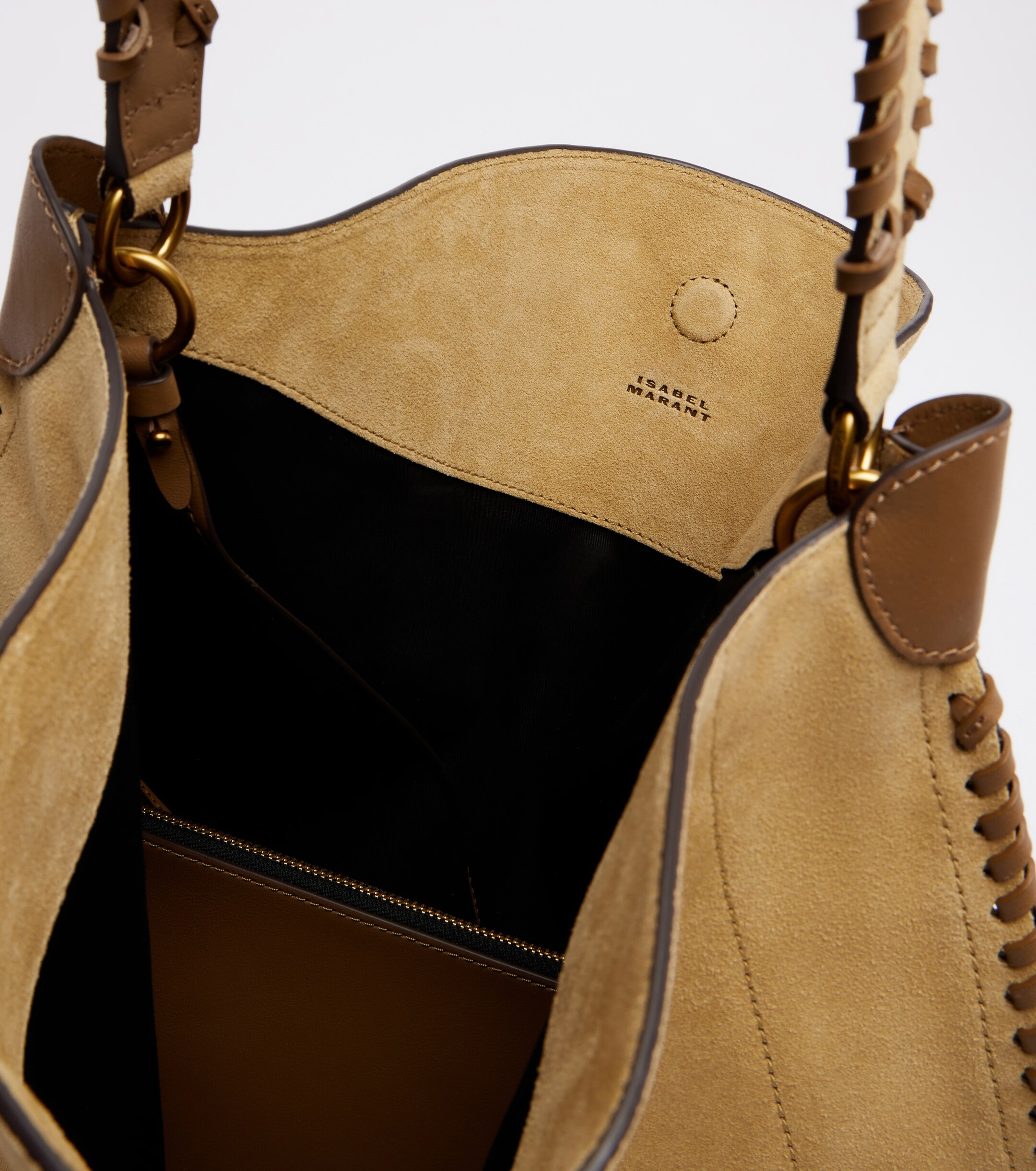 Isabel Marant Oskan Medium suede shoulder bag