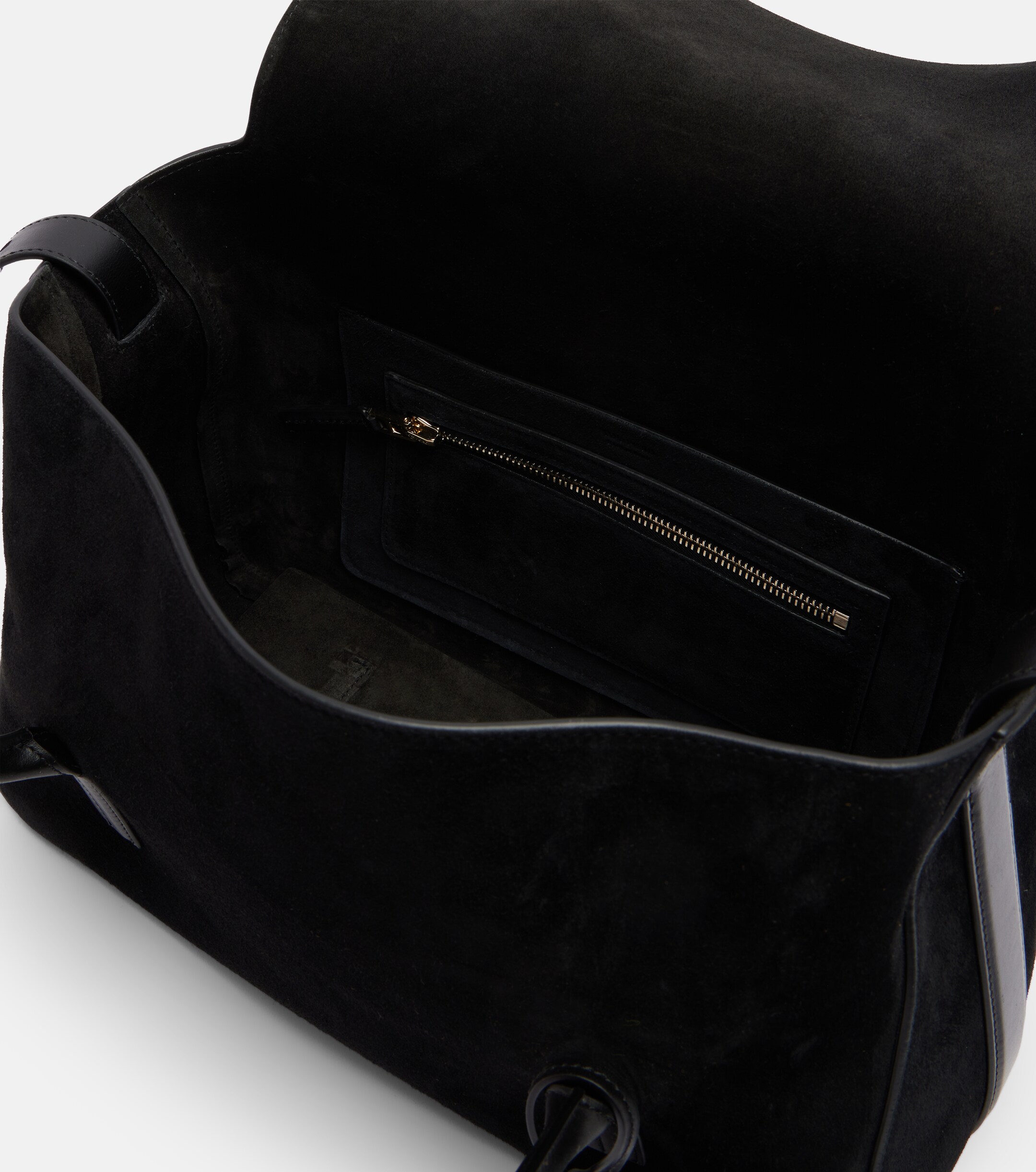 Tom Ford Eclipse Medium suede shoulder bag