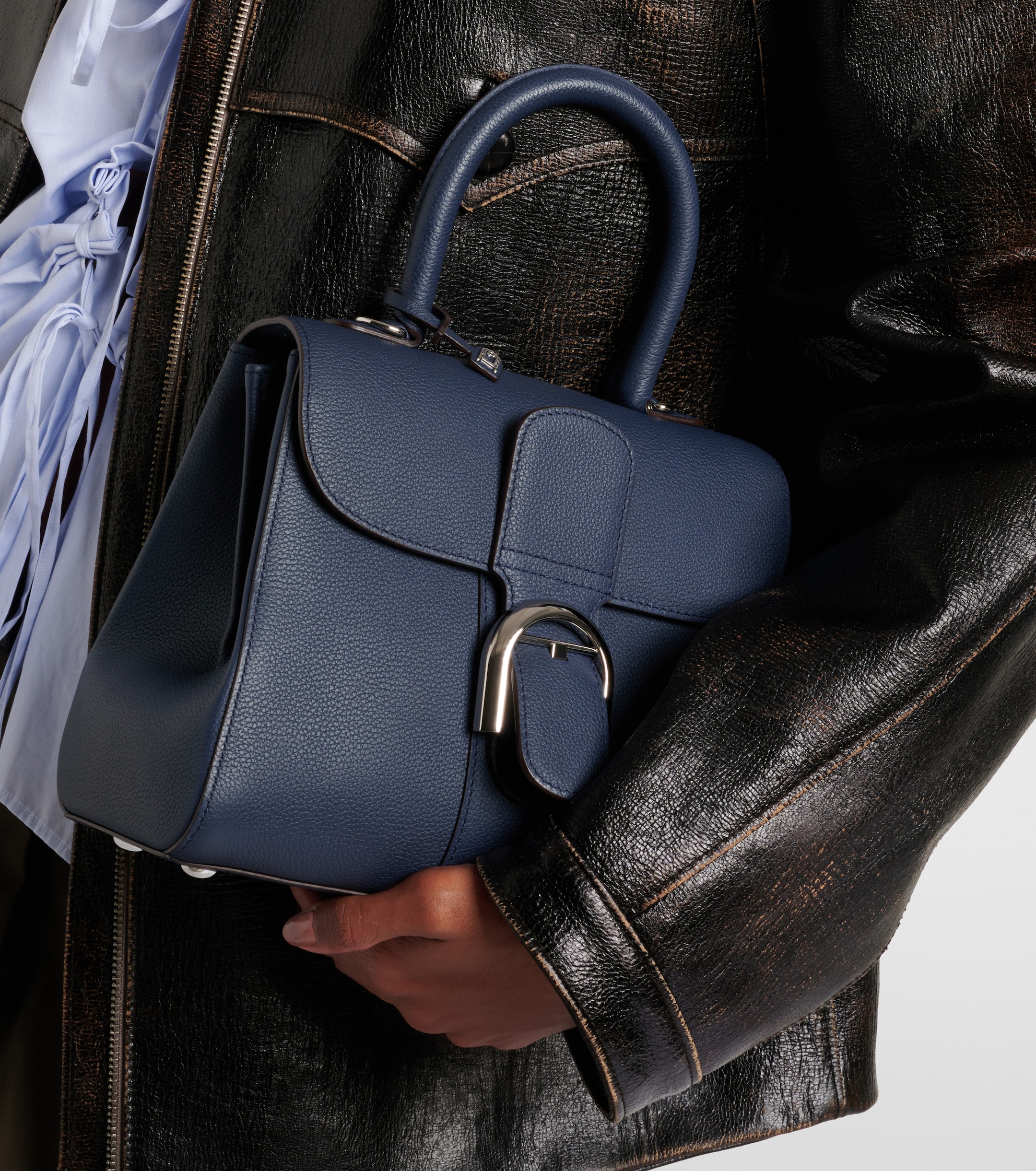 Delvaux Brillant PM leather top-handle bag thumbnail