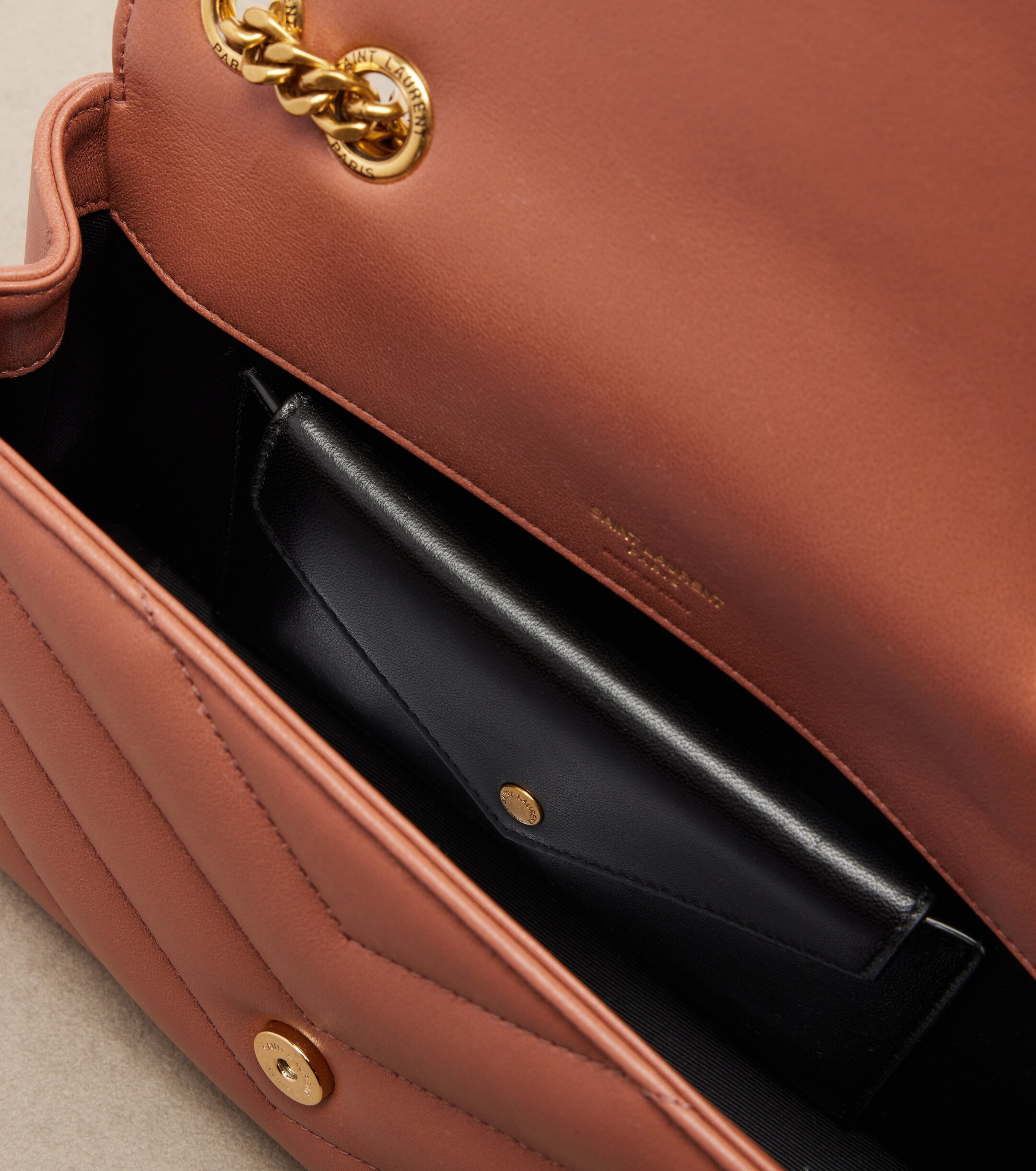 Saint Laurent Loulou Small leather shoulder bag