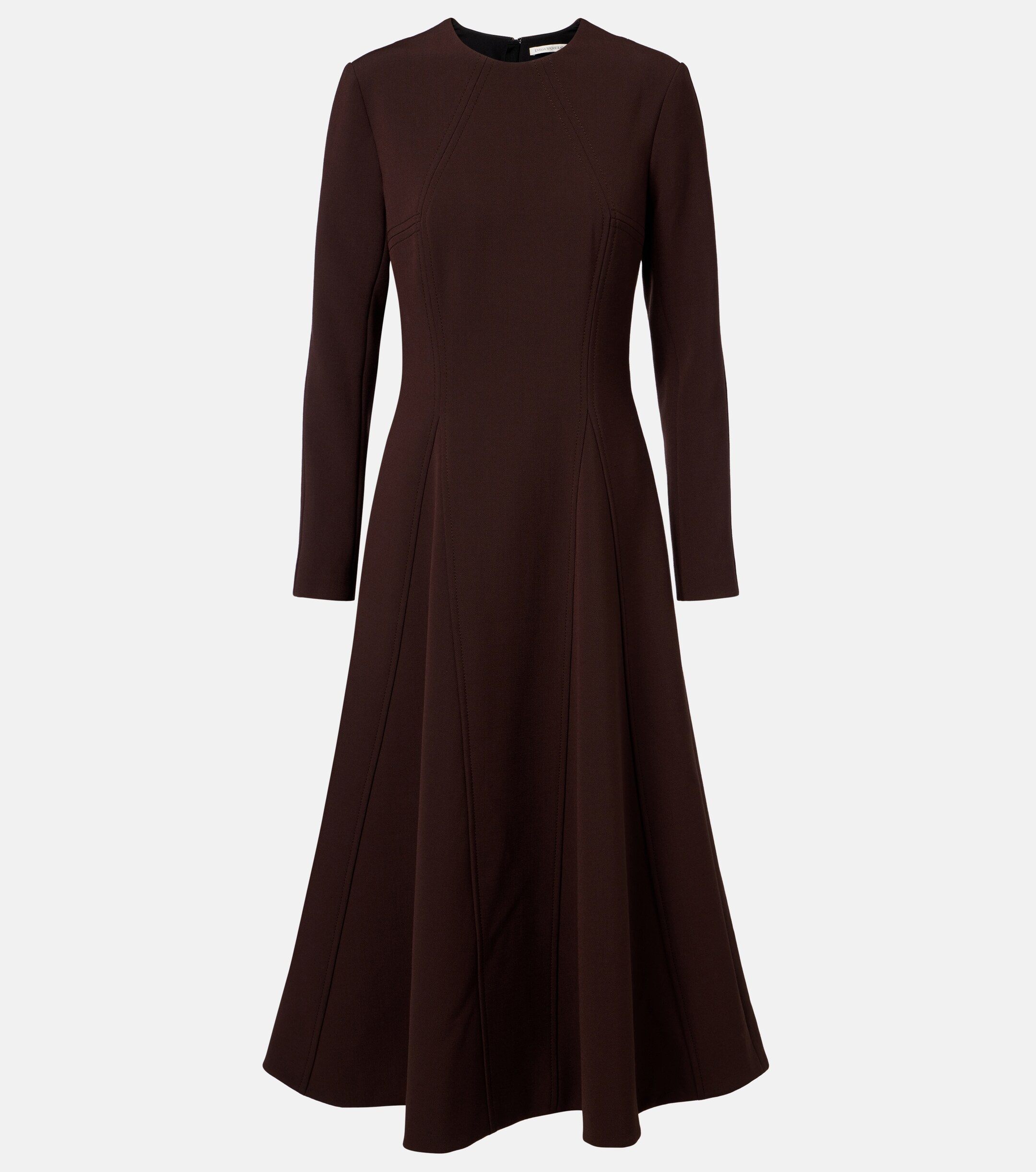 Emilia Wickstead Emilia Wickstead Olivienne pleated crêpe midi dress