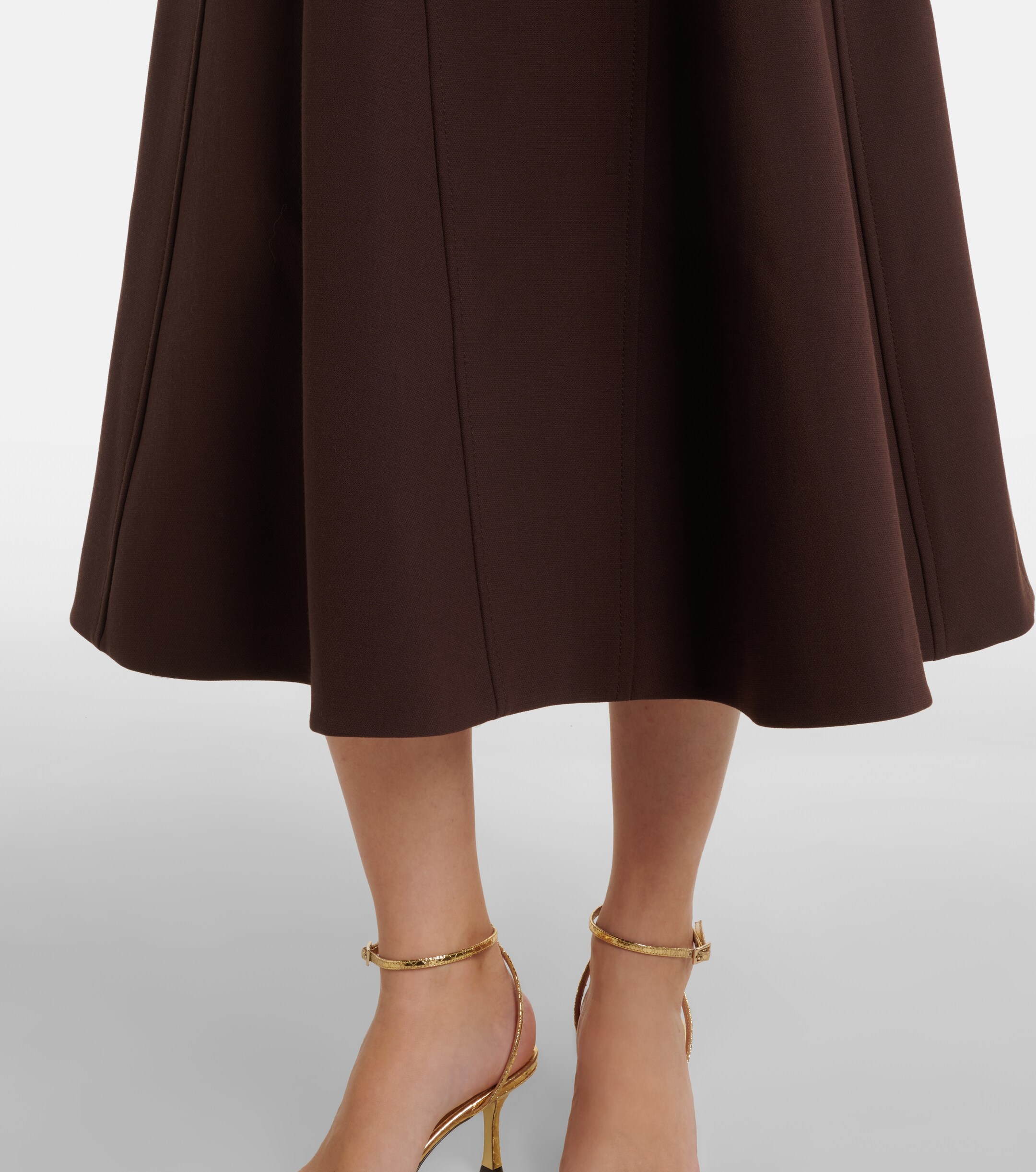 Emilia Wickstead Emilia Wickstead Olivienne pleated crêpe midi dress