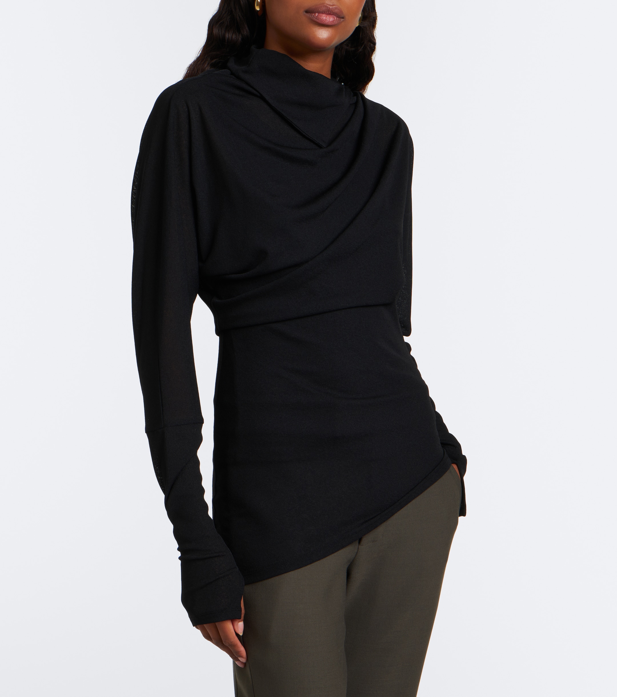 Proenza Schouler Proenza Schouler Golda draped jersey top
