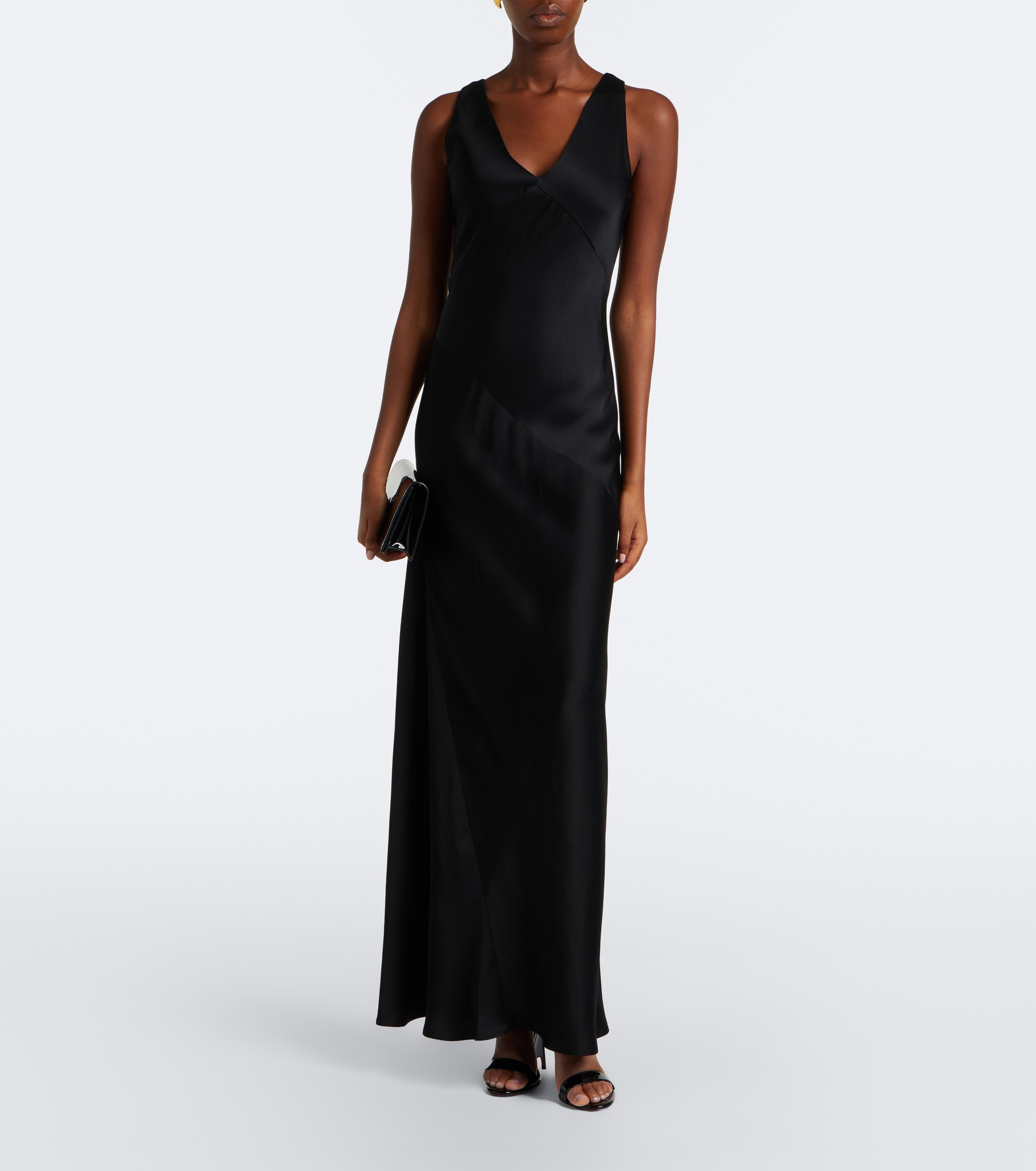 Max Mara Max Mara Elegante satin maxi dress