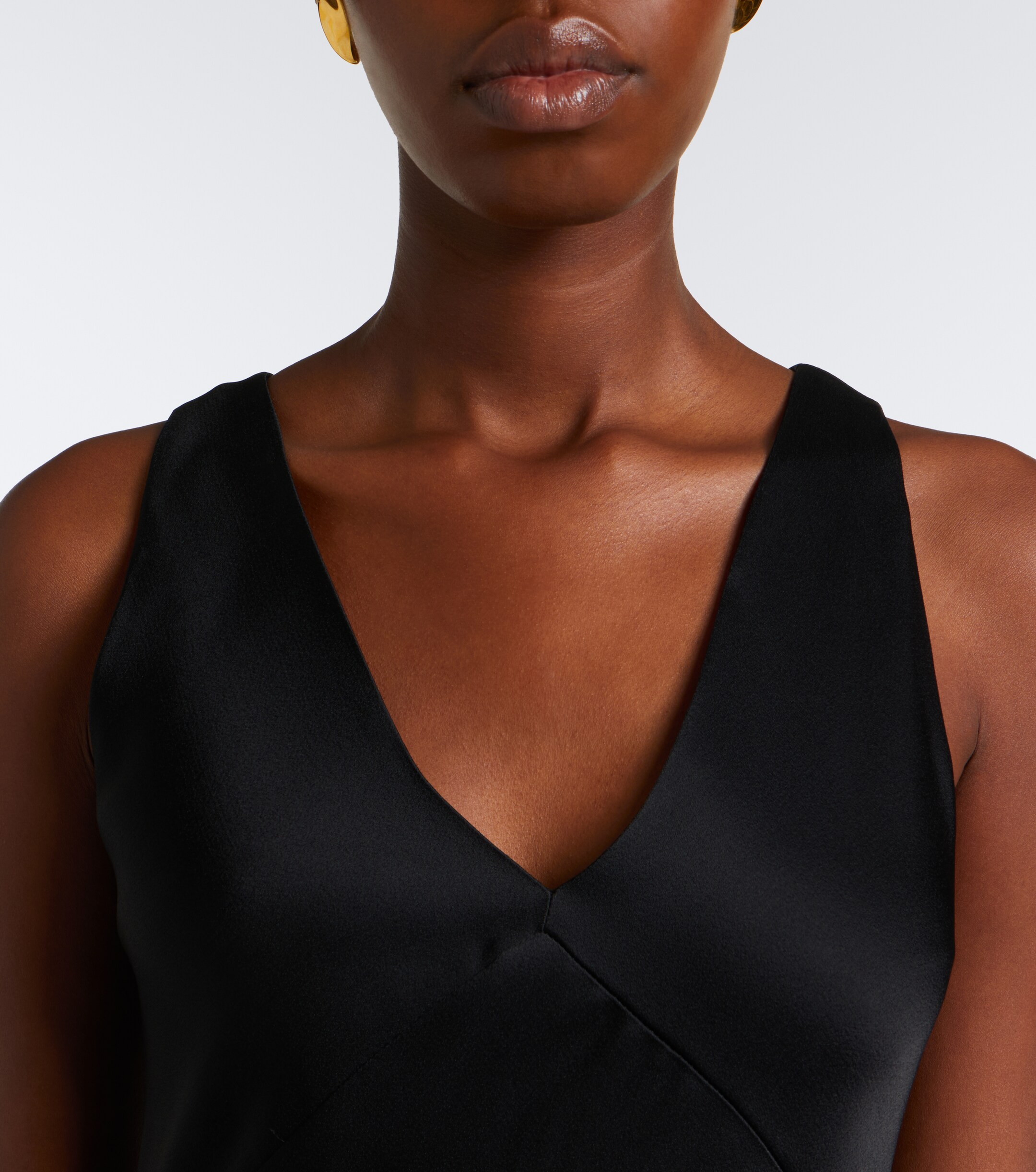 Max Mara Max Mara Elegante satin maxi dress