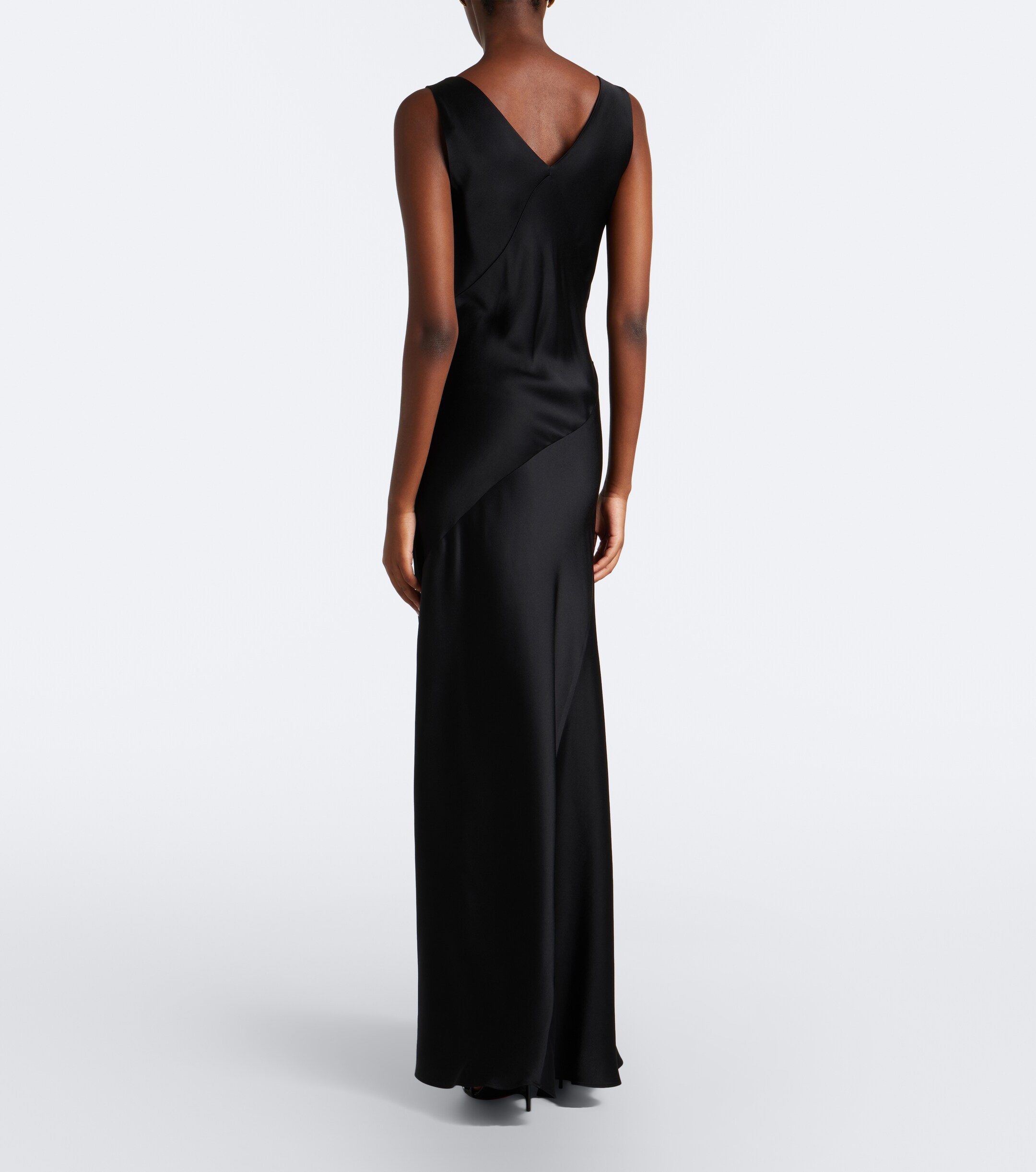 Max Mara Max Mara Elegante satin maxi dress