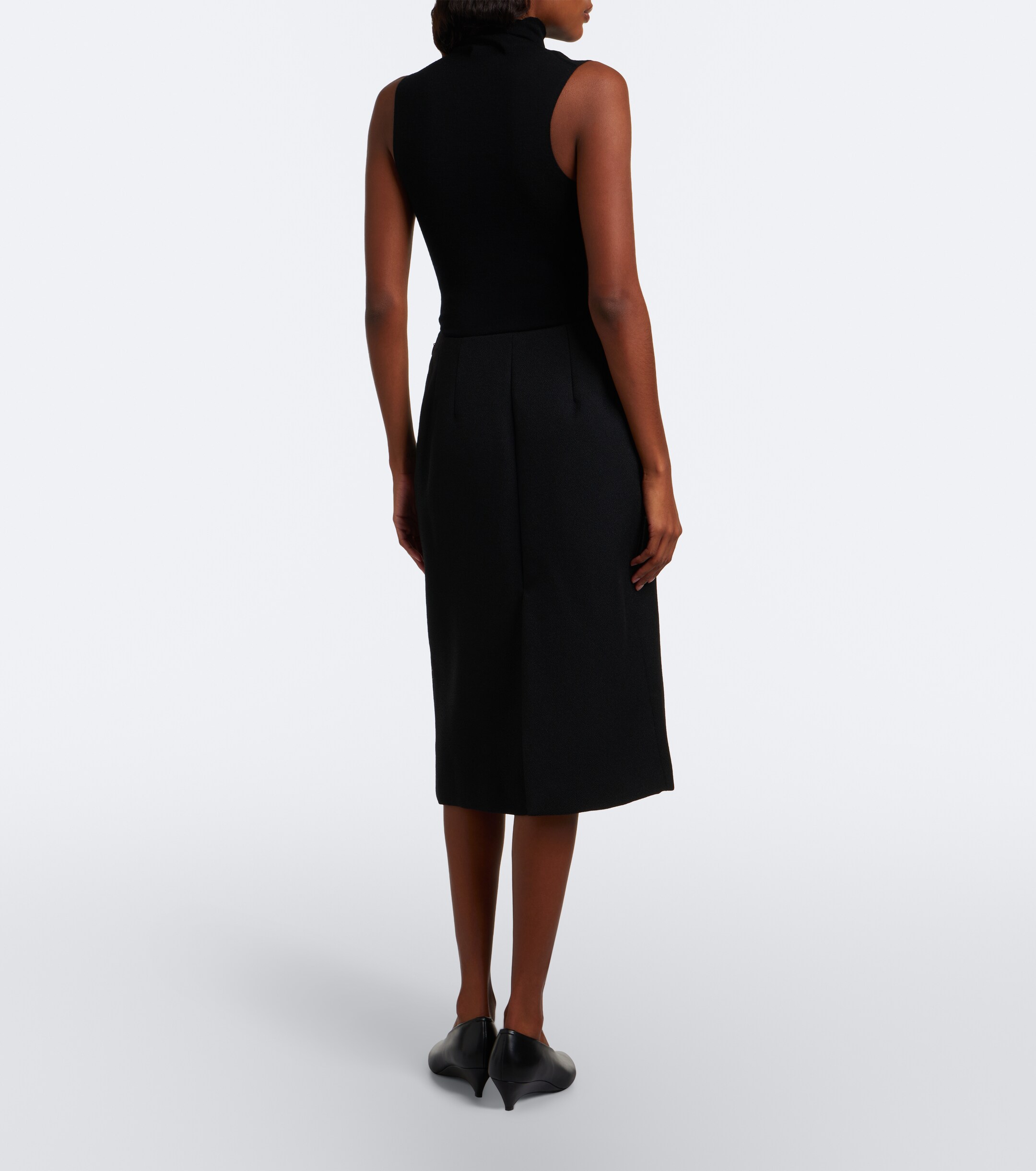Jil Sander Jil Sander Virgin wool midi skirt