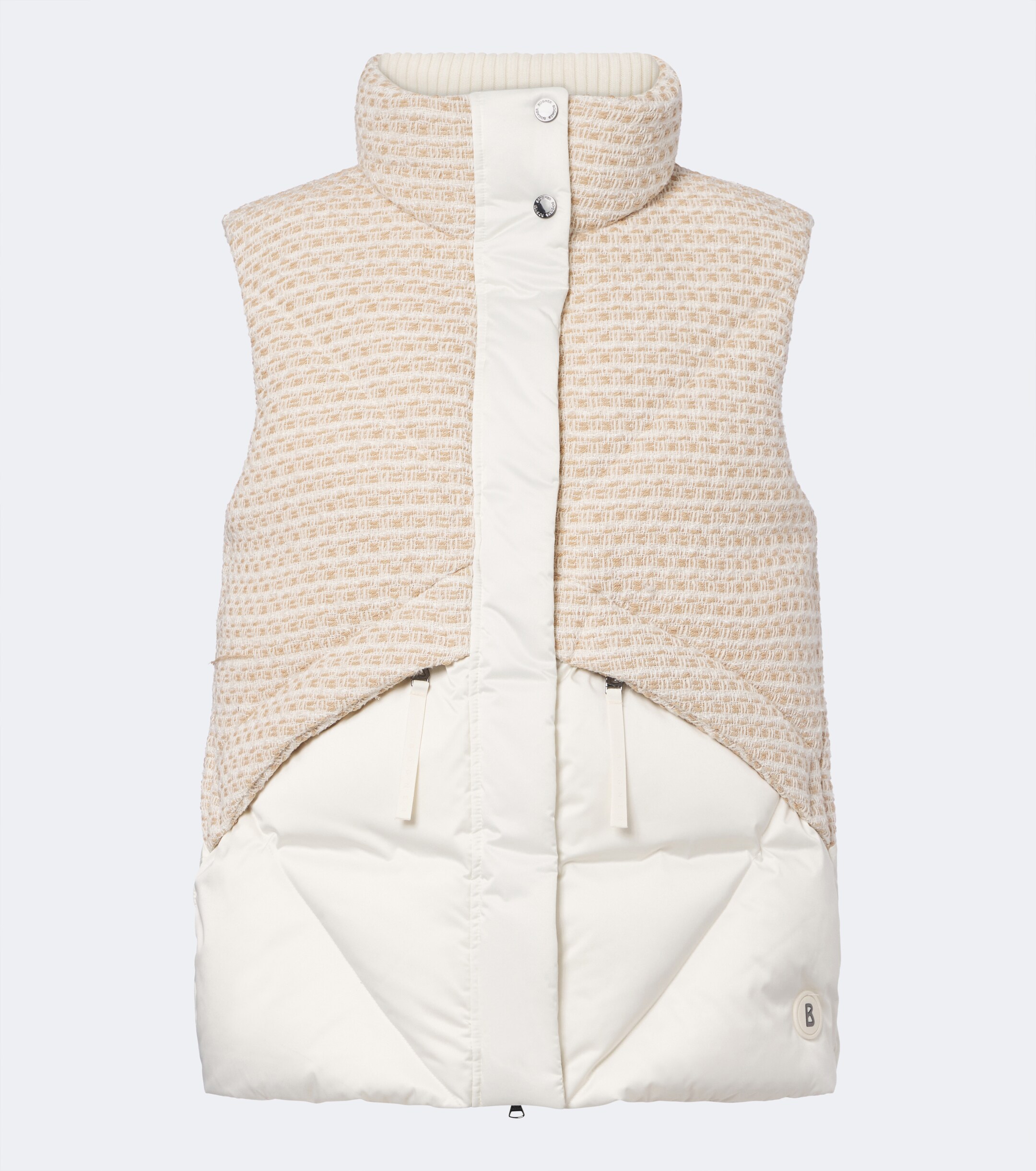 BOGNER Bogner Netty tweed-trimmed down vest