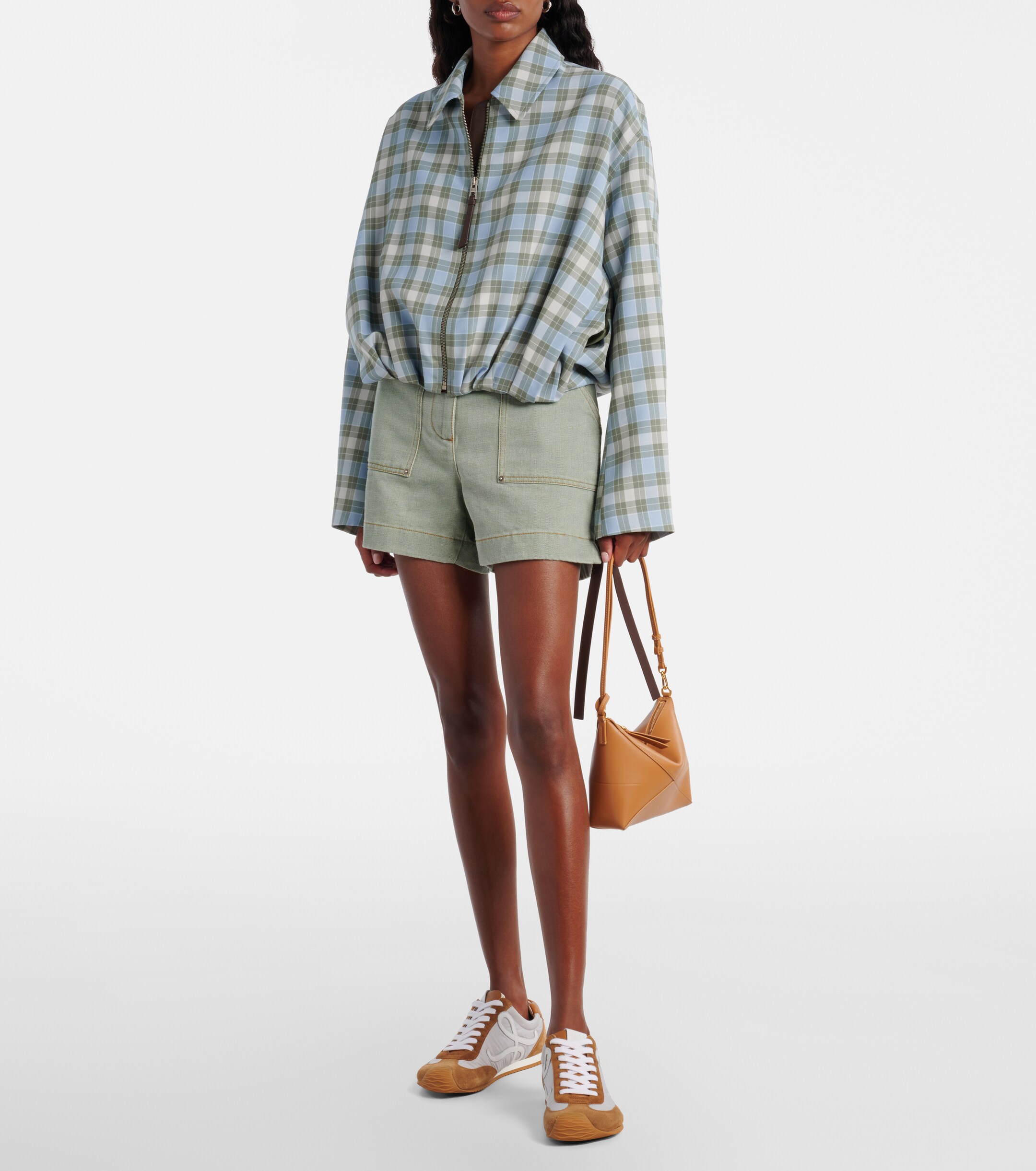 Loewe Puzzle Fold leather shoulder bag