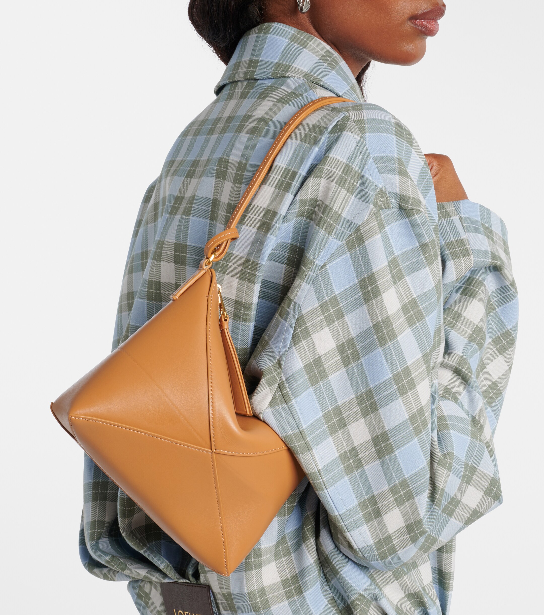 Loewe Puzzle Fold leather shoulder bag