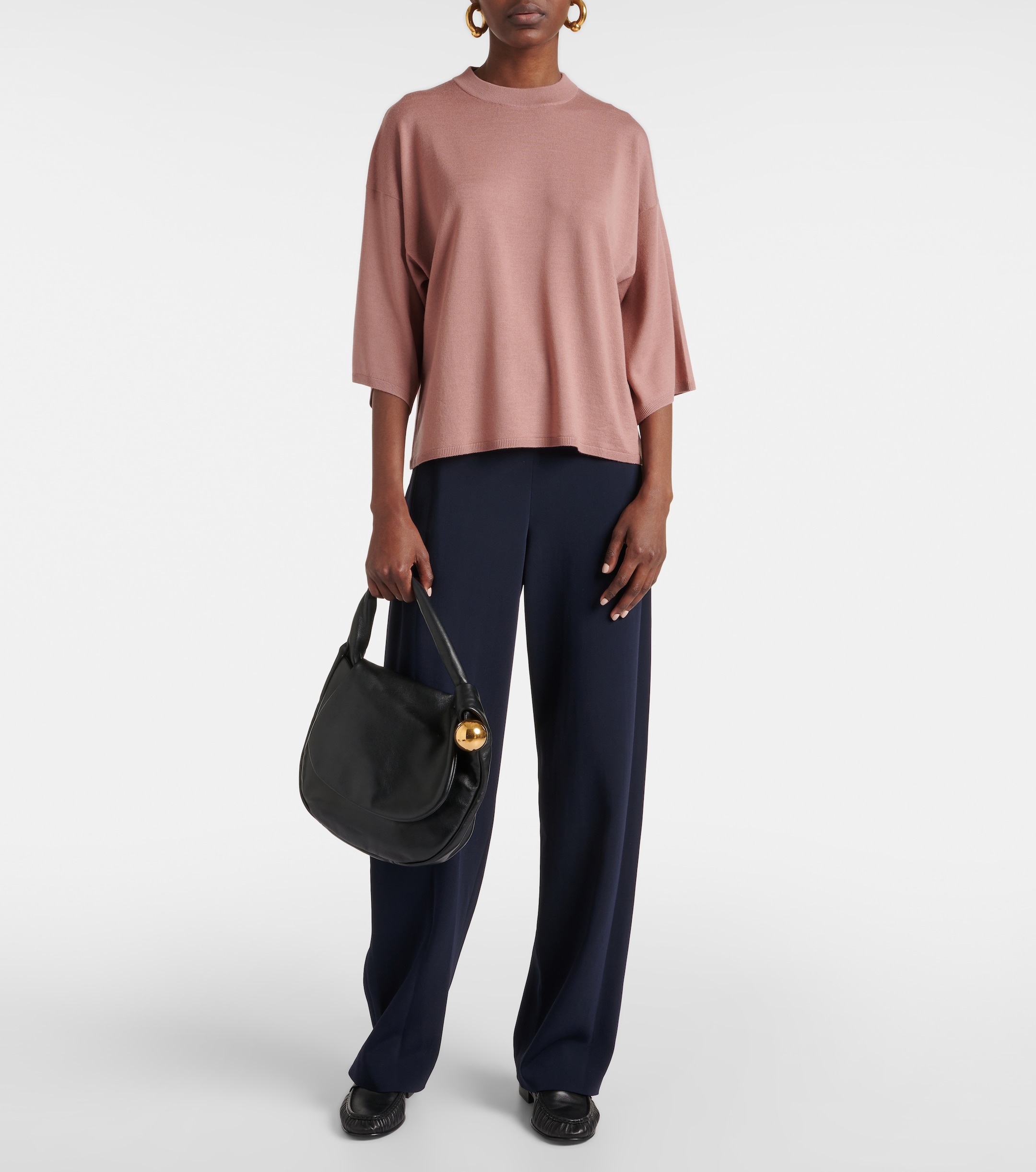 Fforme Quinn knitted wool T-shirt