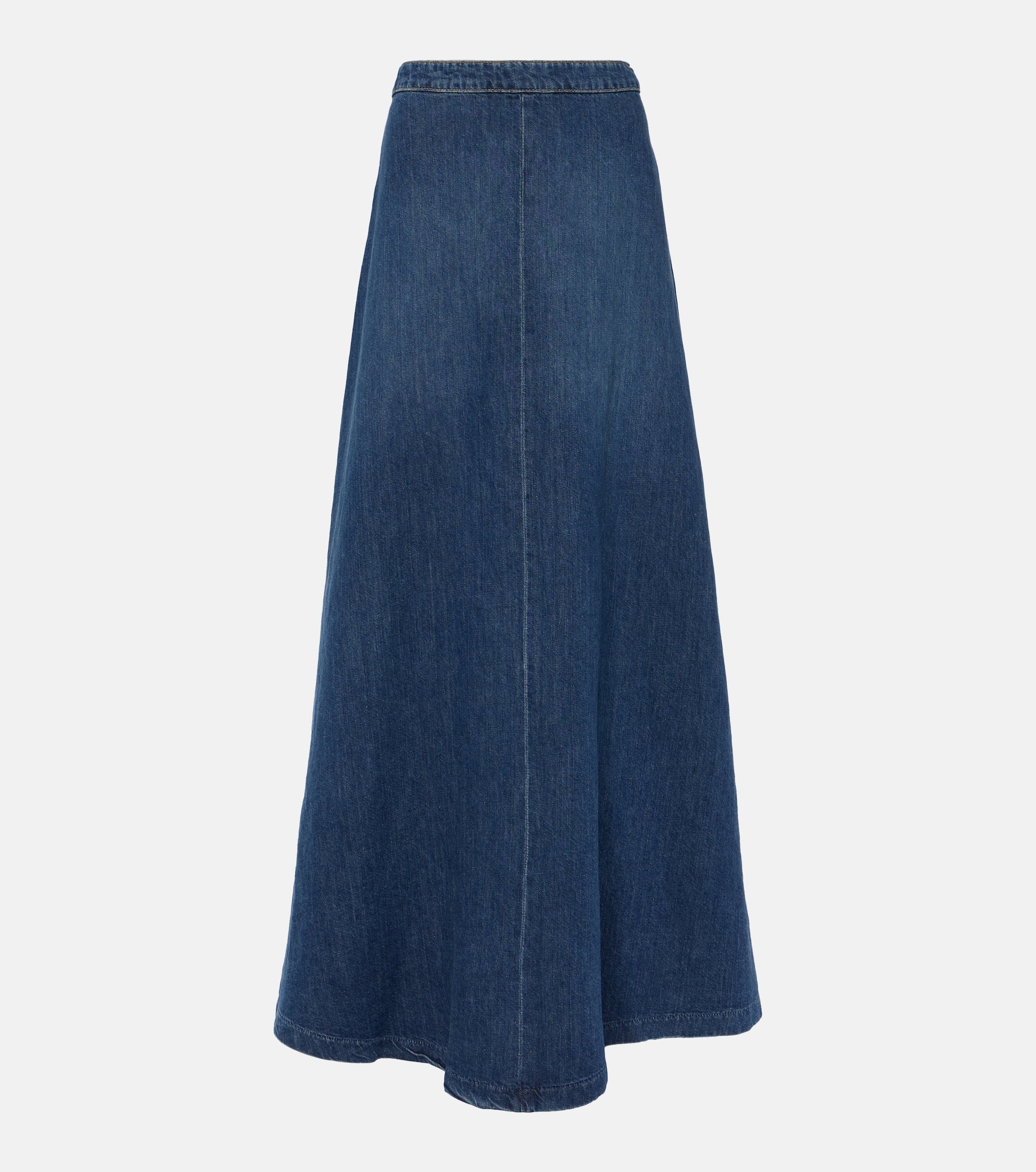 Nili Lotan Astrid denim maxi skirt thumbnail