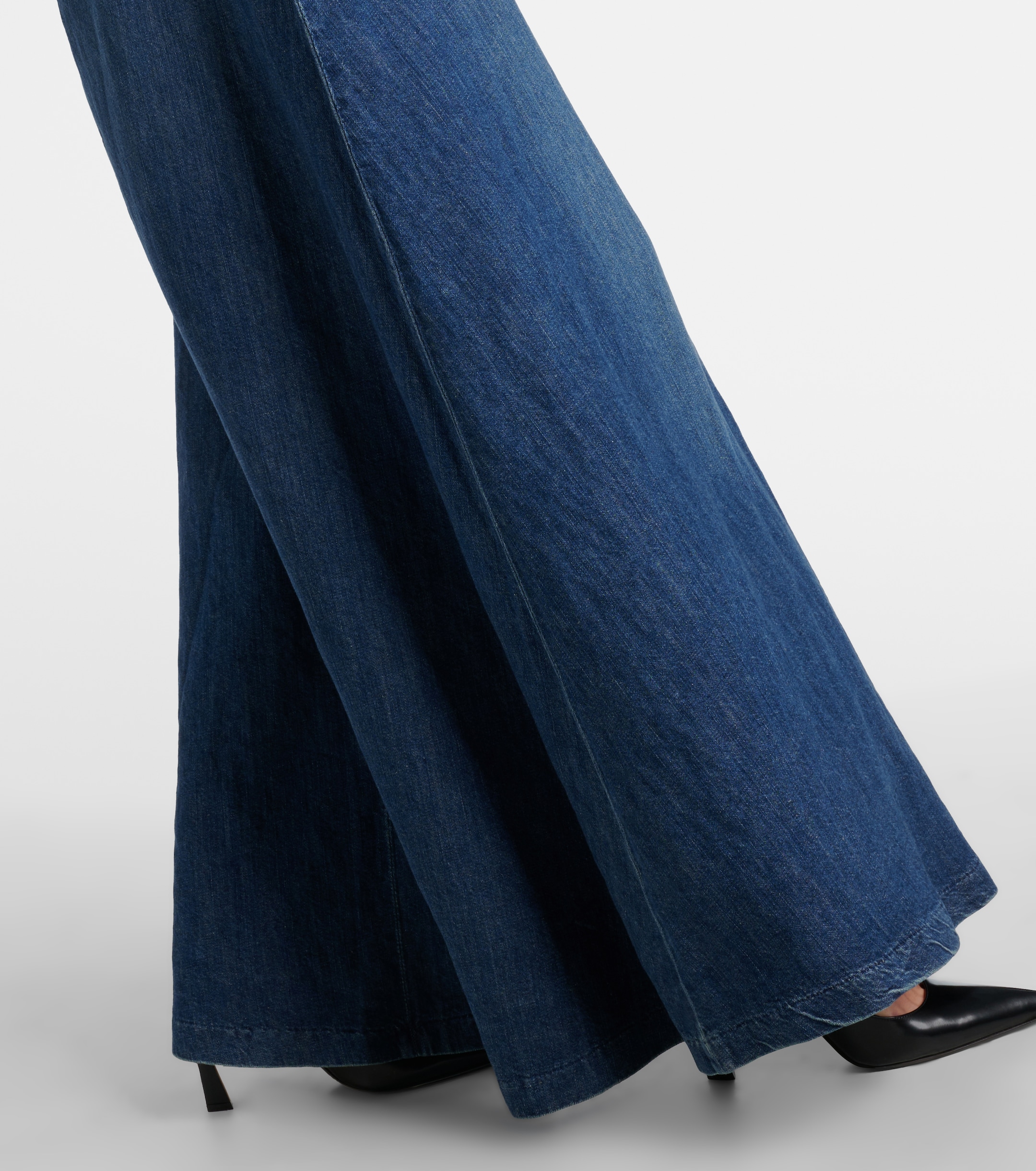 Nili Lotan Astrid denim maxi skirt thumbnail